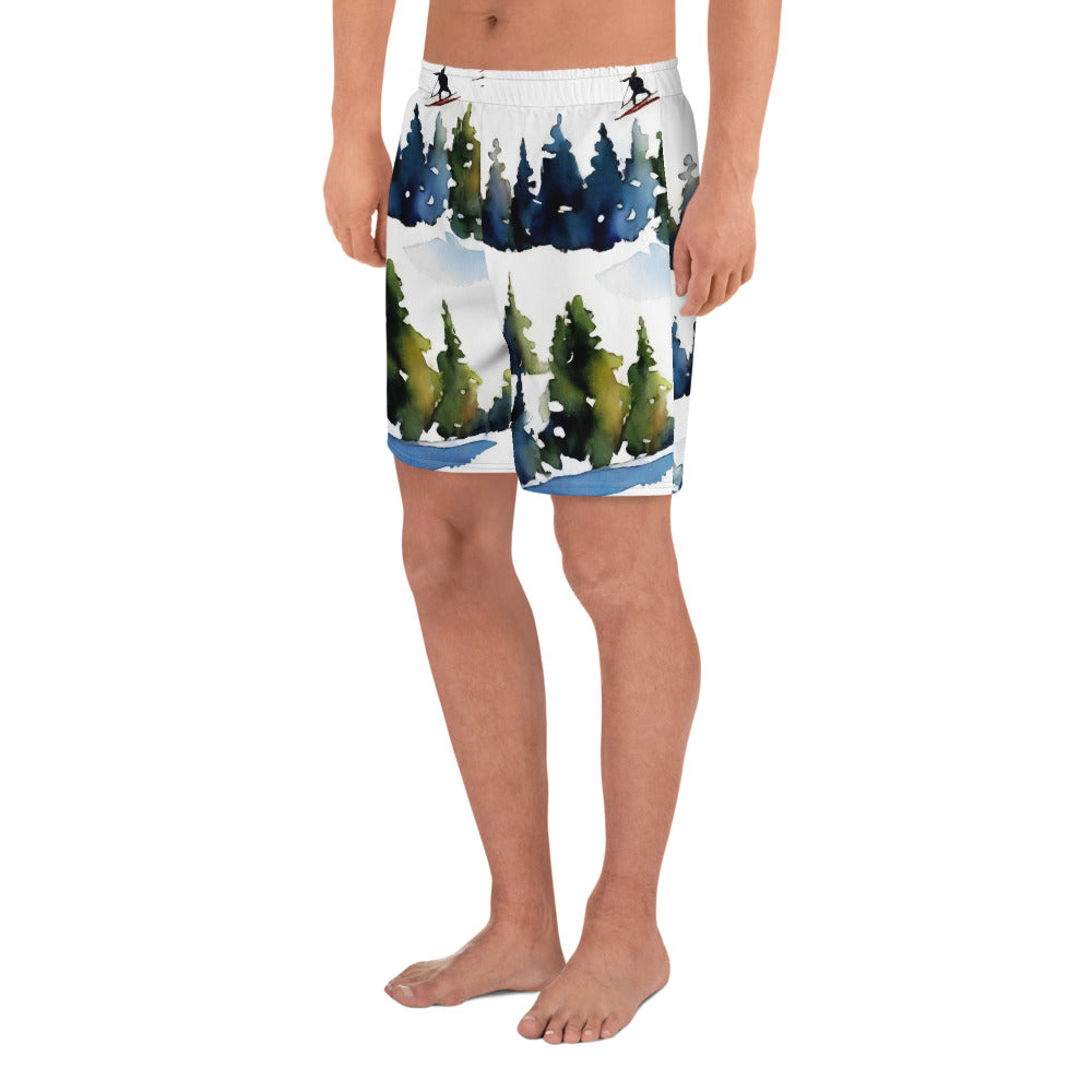 Men's Athletic Shorts - Arctic Escape