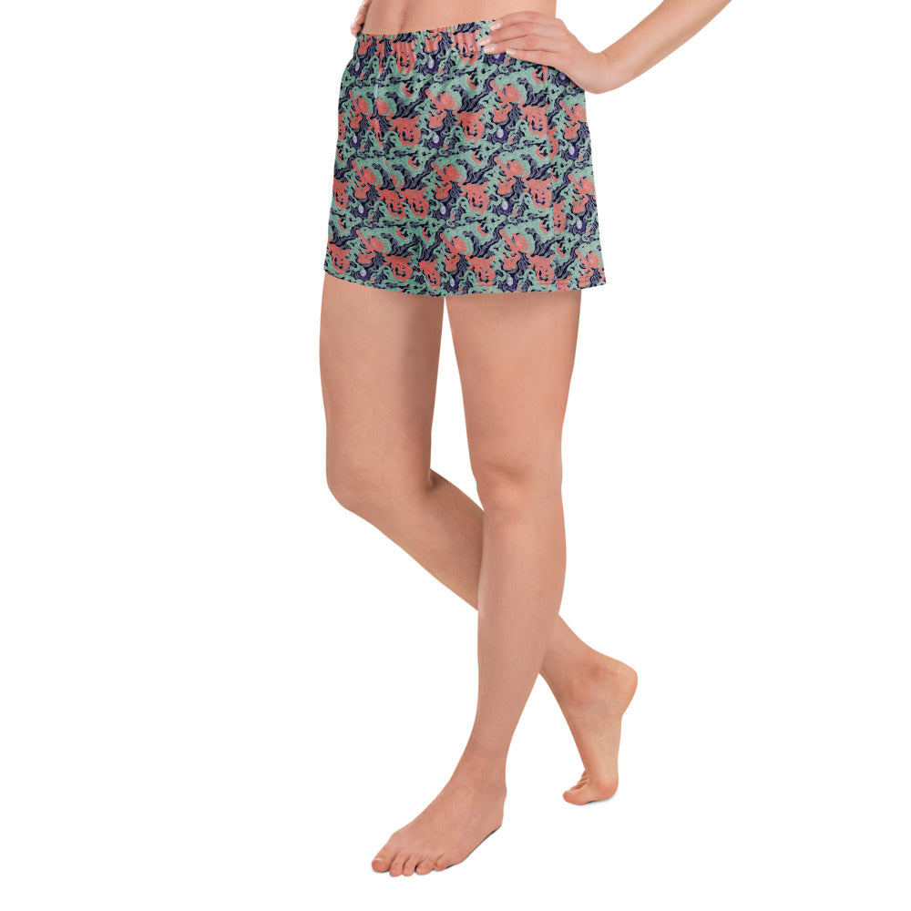 Athletic Shorts - Cosmic Coral