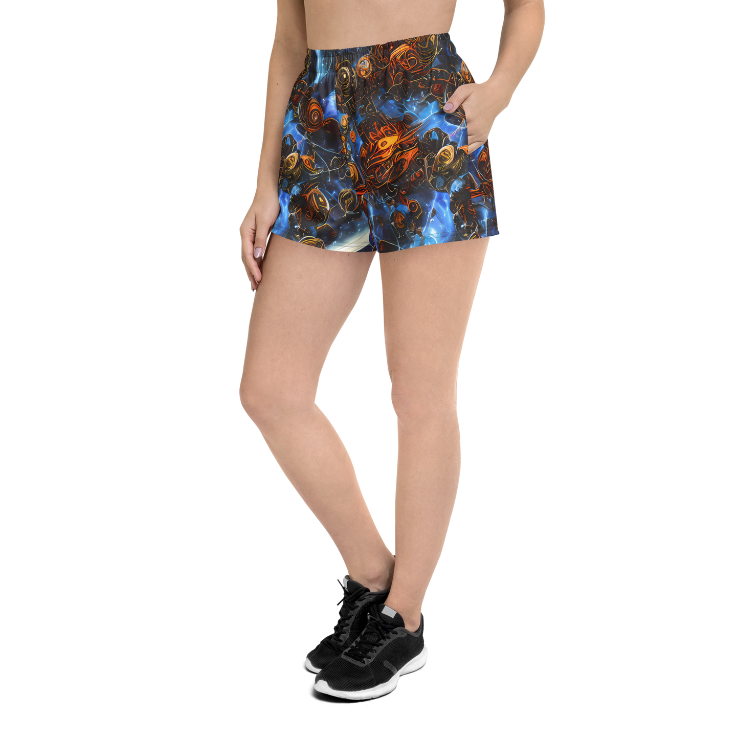 Women’s Athletic Shorts - Pimenov's Cosmos