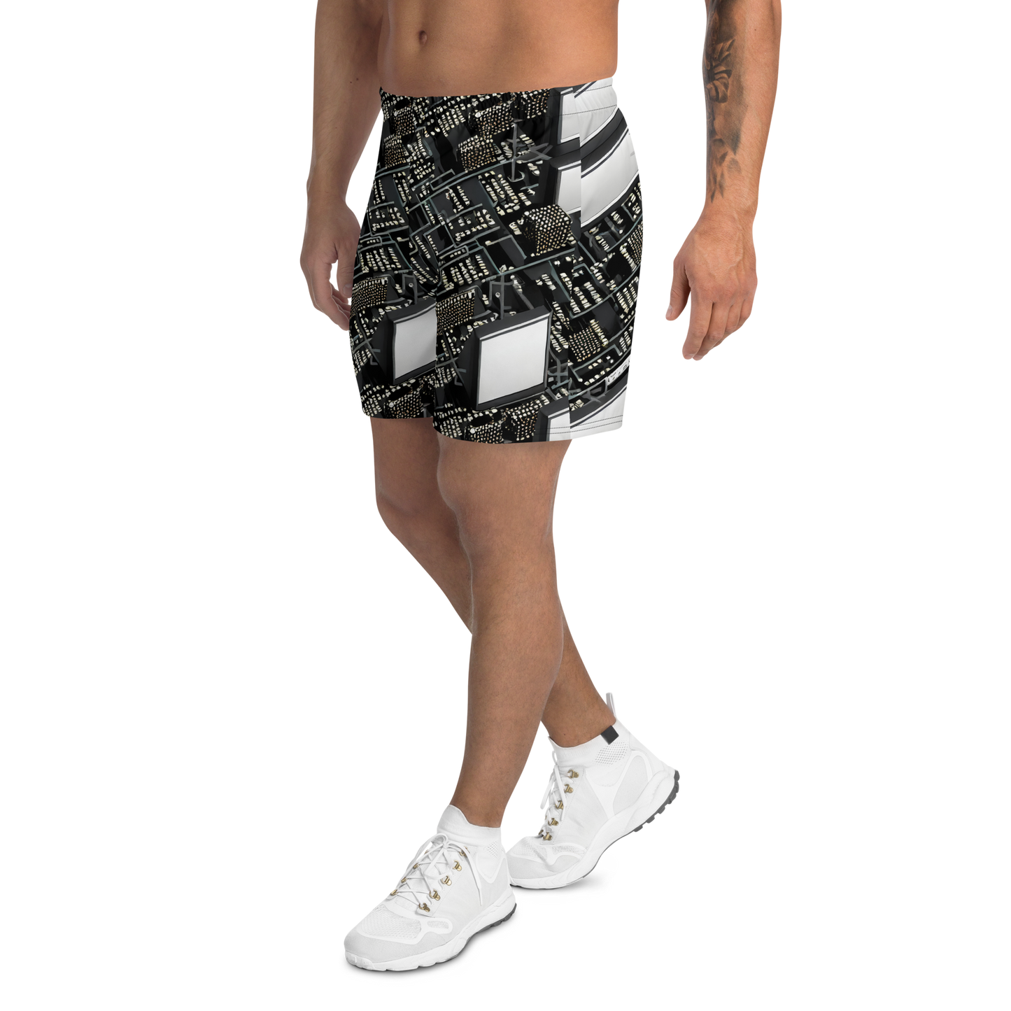 Men's Athletic Shorts - Electro Essence