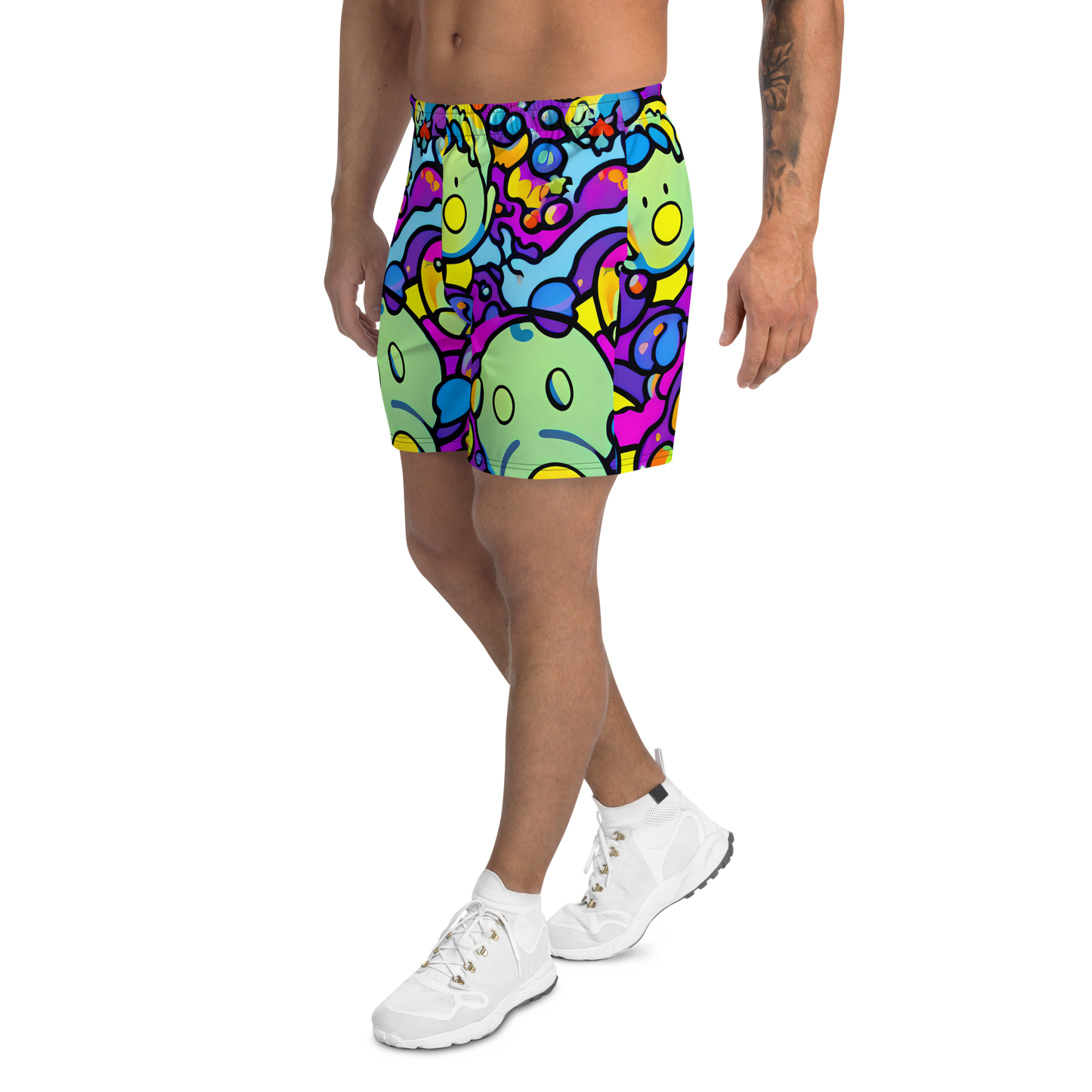 Men's Athletic Shorts - Radiant Lagoon