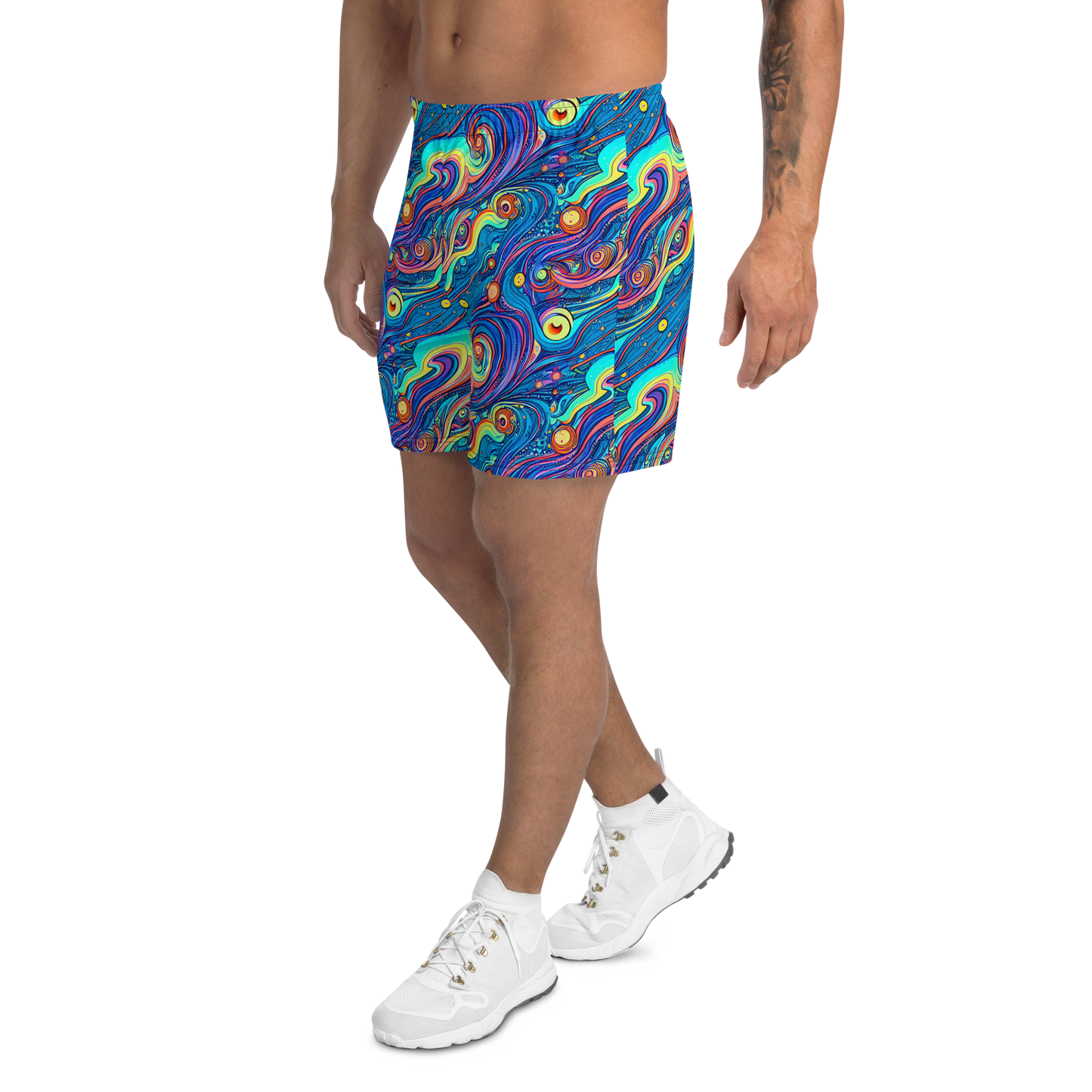 Men's Athletic Shorts - Echoes of Vortex