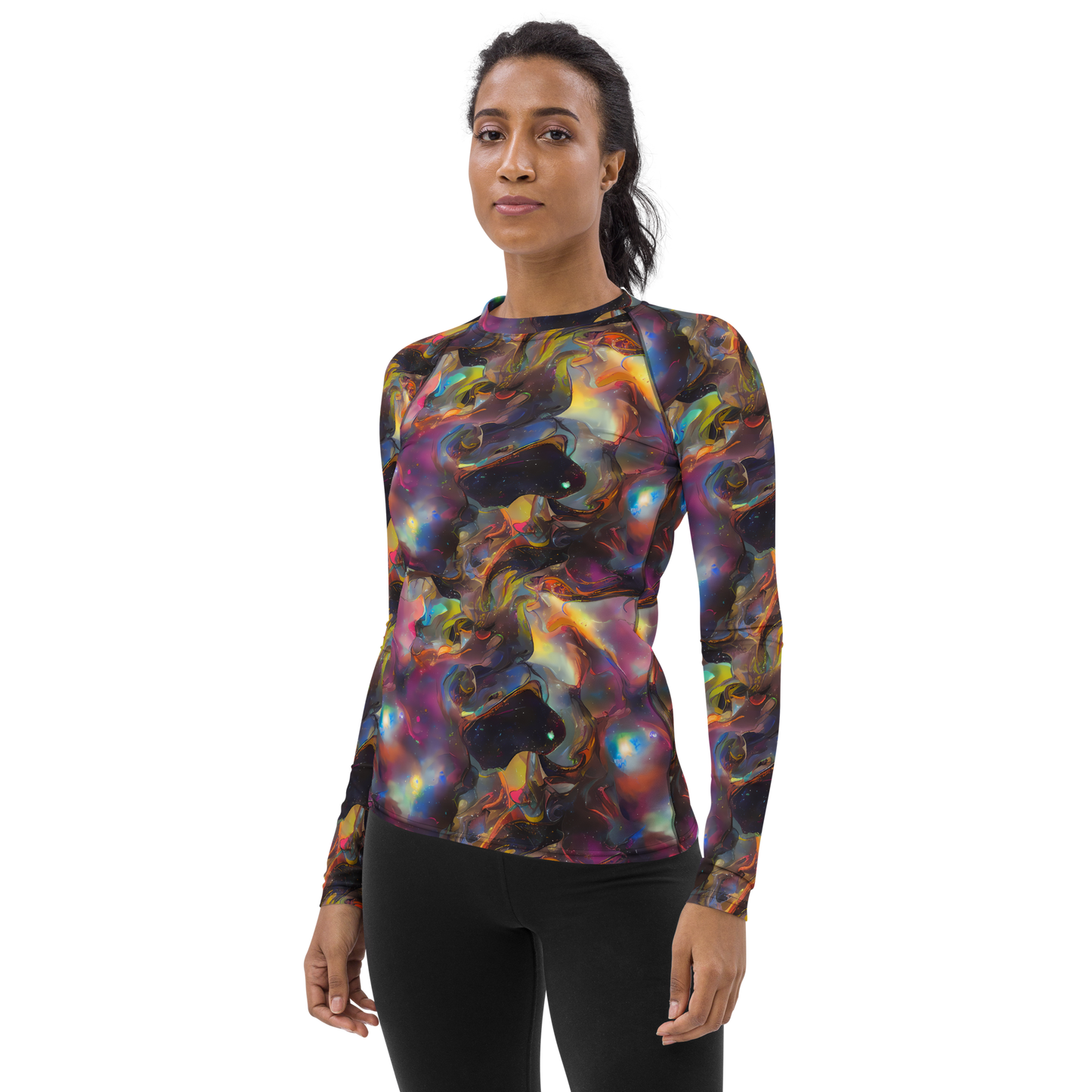 Women's Rash Guard - Cosmic Fusion