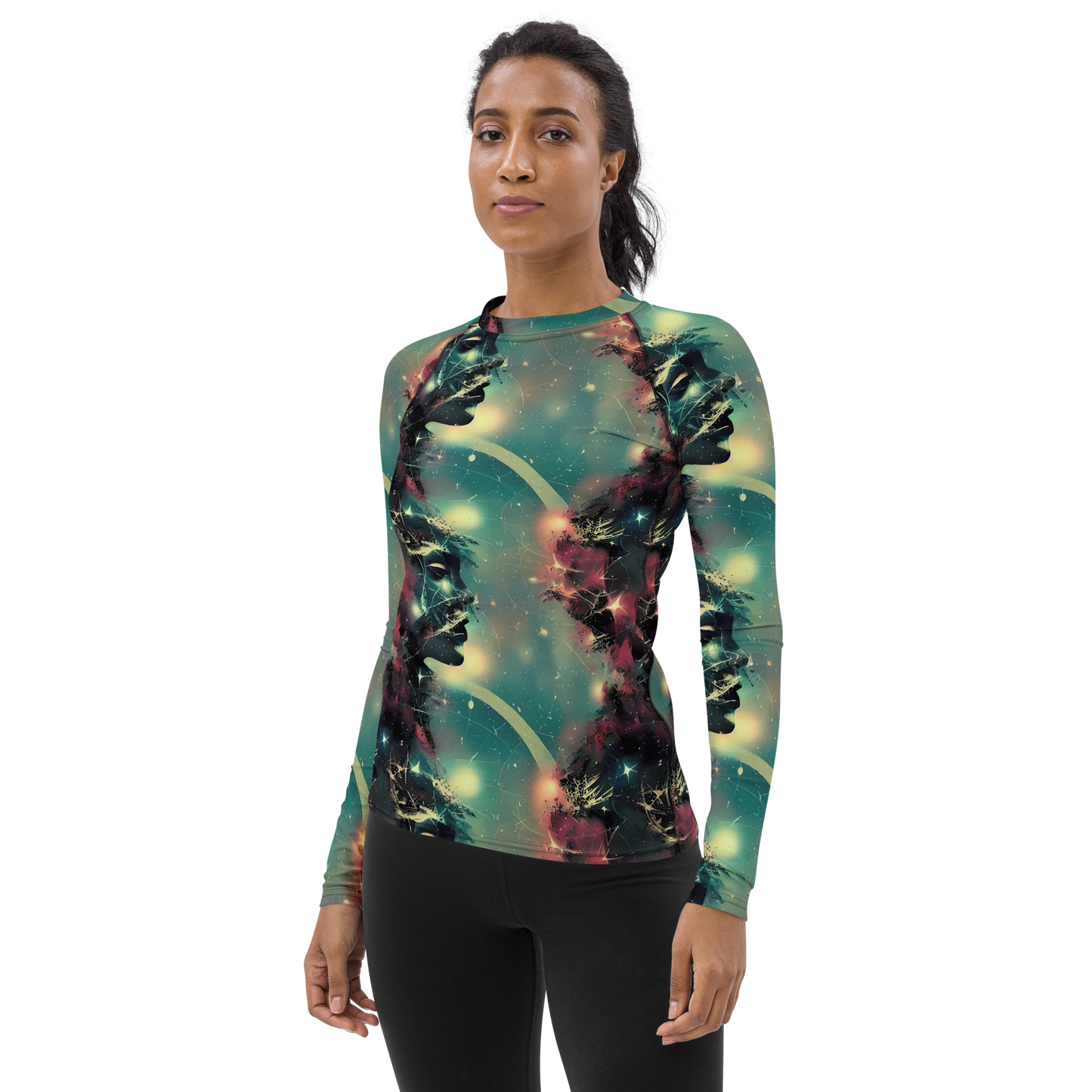 Women's Rash Guard - Galactic Serpent