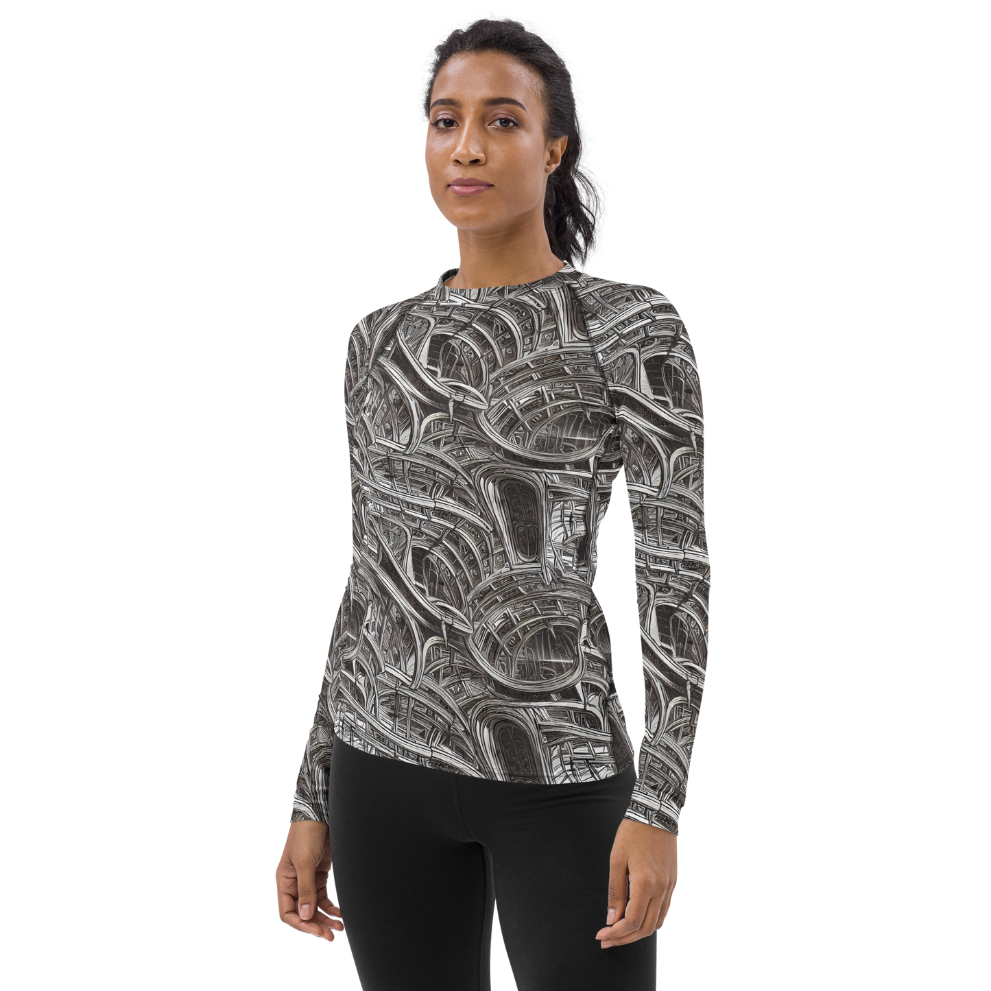 Women's Rash Guard - Piranesi's Dream