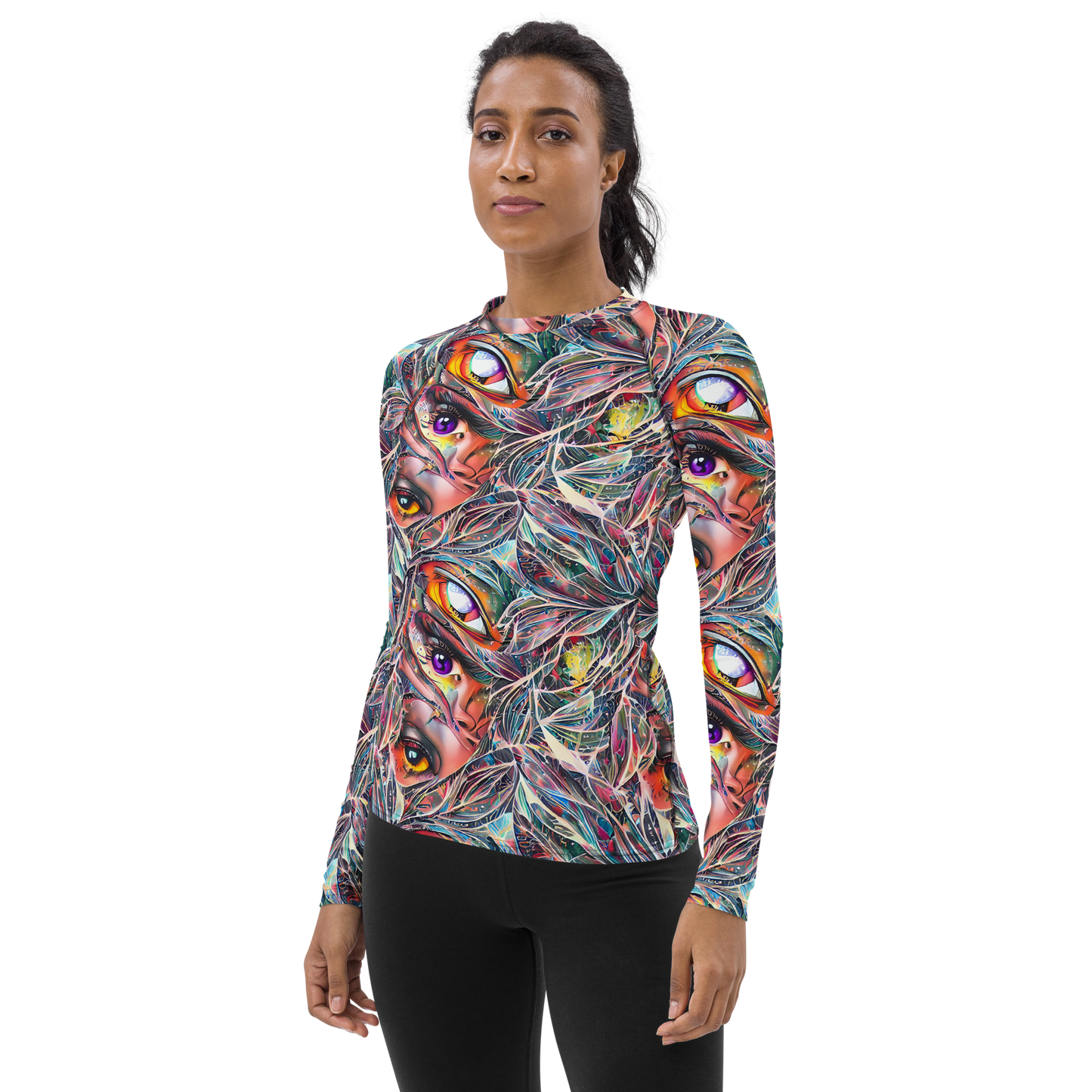 Women's Rash Guard - Prismatic Reverie