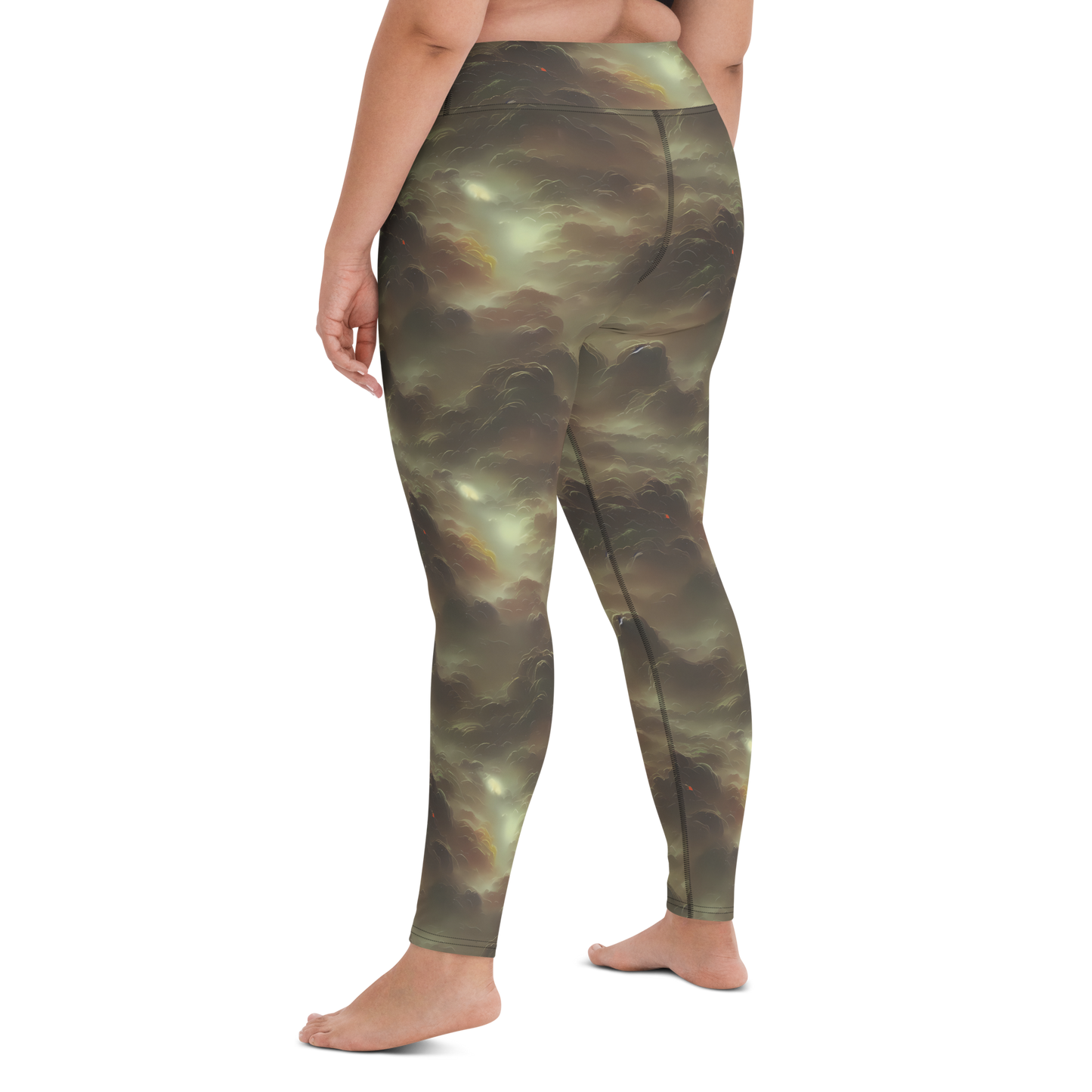 Yoga Leggings - Celestial Dreamscape