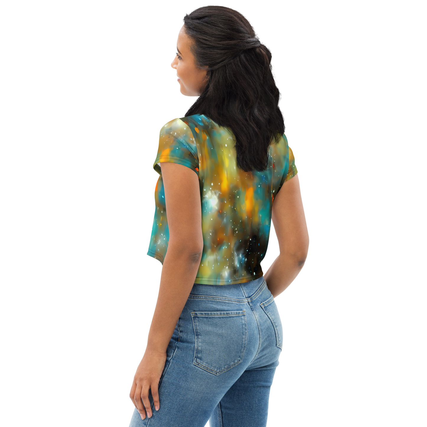 Women's Crop Tee - Abstract Tapestries