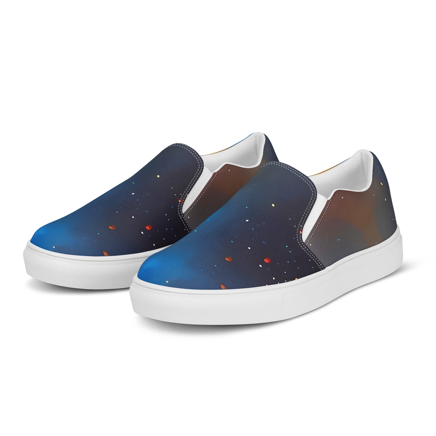 Women's Slip-On Canvas Shoes - Chromatique Veil