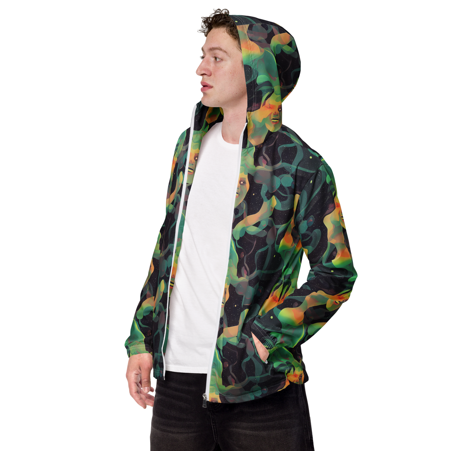 Men's Windbreaker - Astral Rhythms