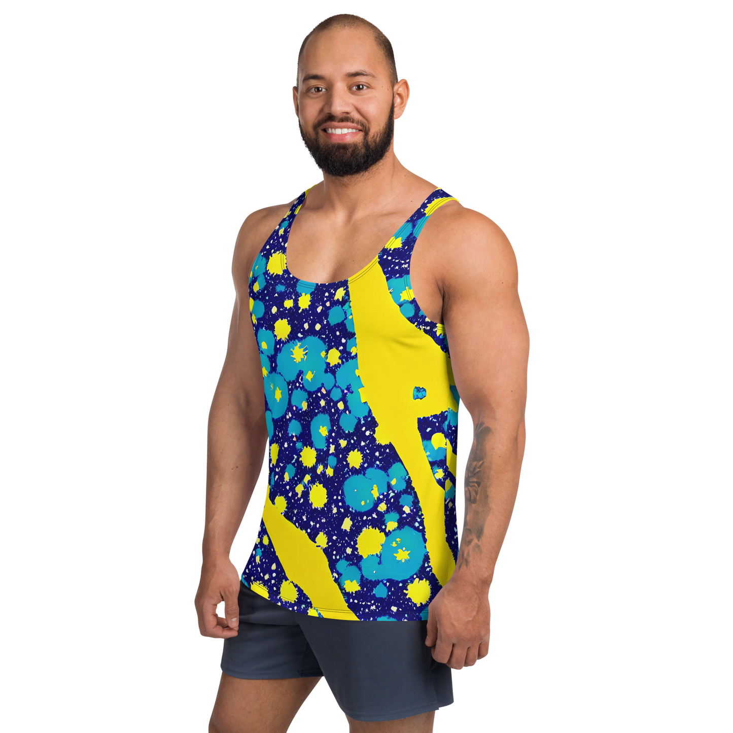 Men's Tank Top - Starburst Splash