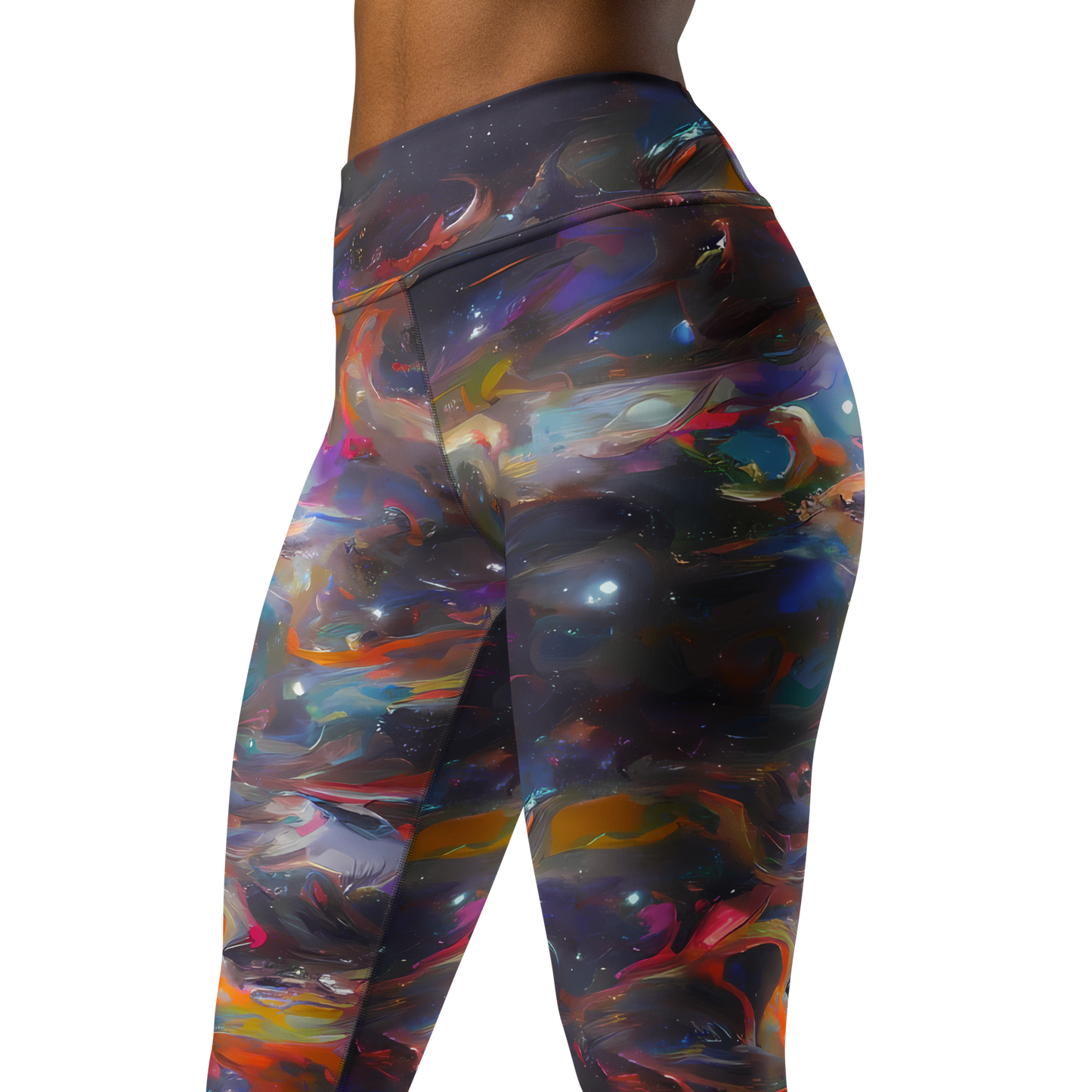 Yoga Leggings - Chromatic Flux