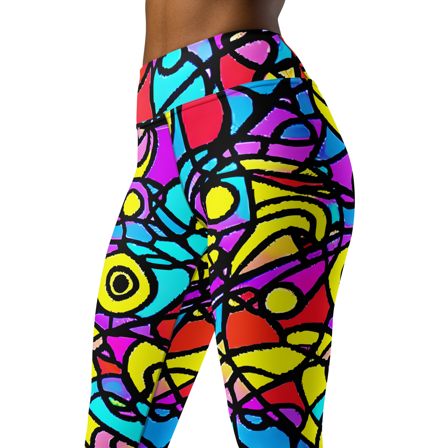 Yoga Leggings - Radiant Chaos