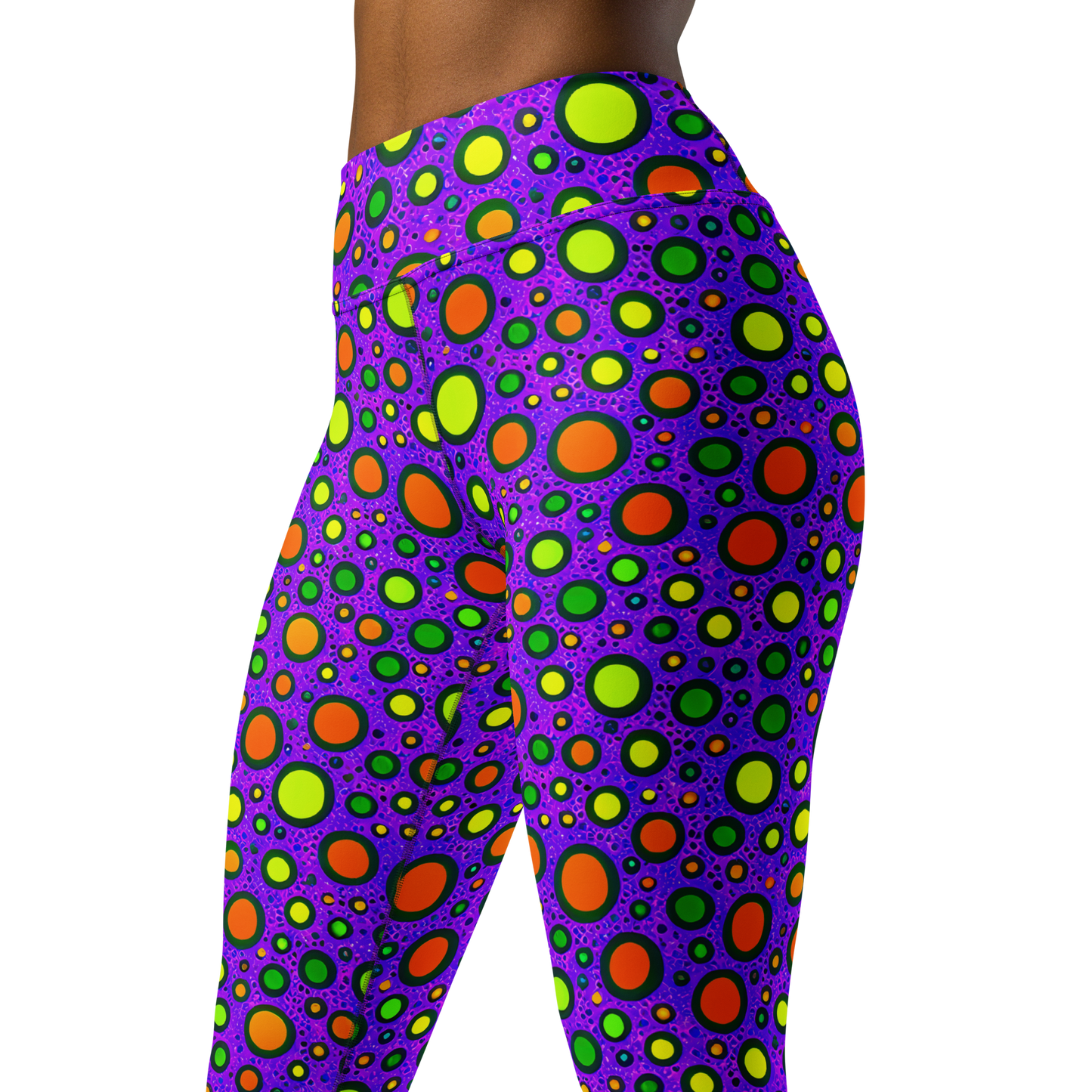 Yoga Leggings - Luminous Bubbles