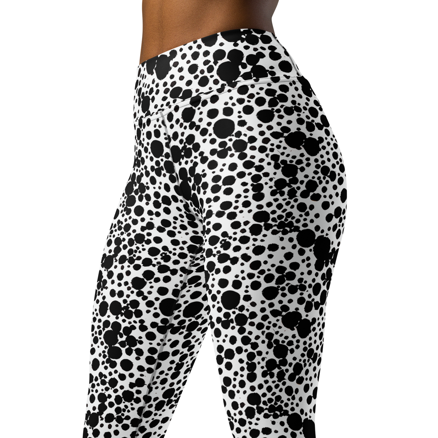 Yoga Leggings - Dappled Shadow Dance