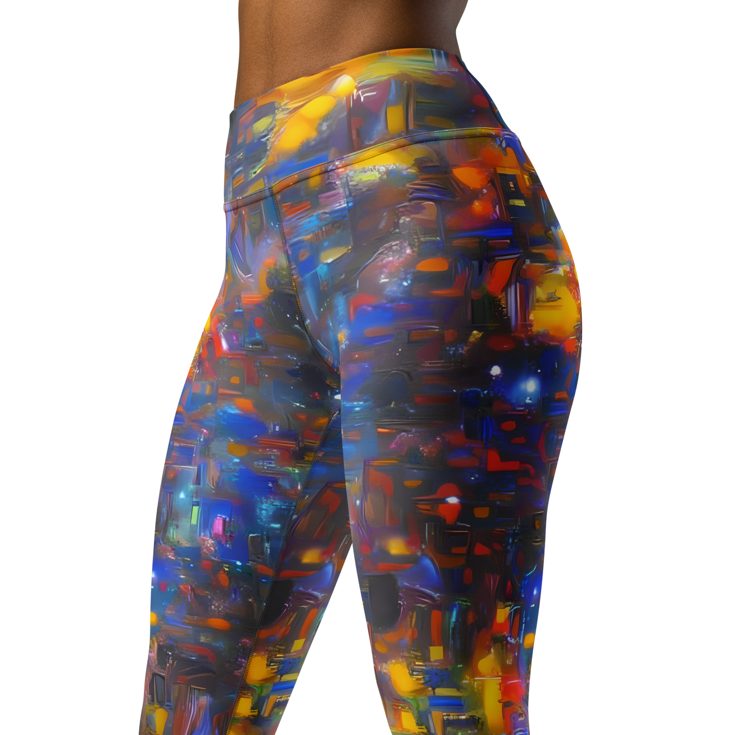 Yoga Leggings - Abstract Conflux
