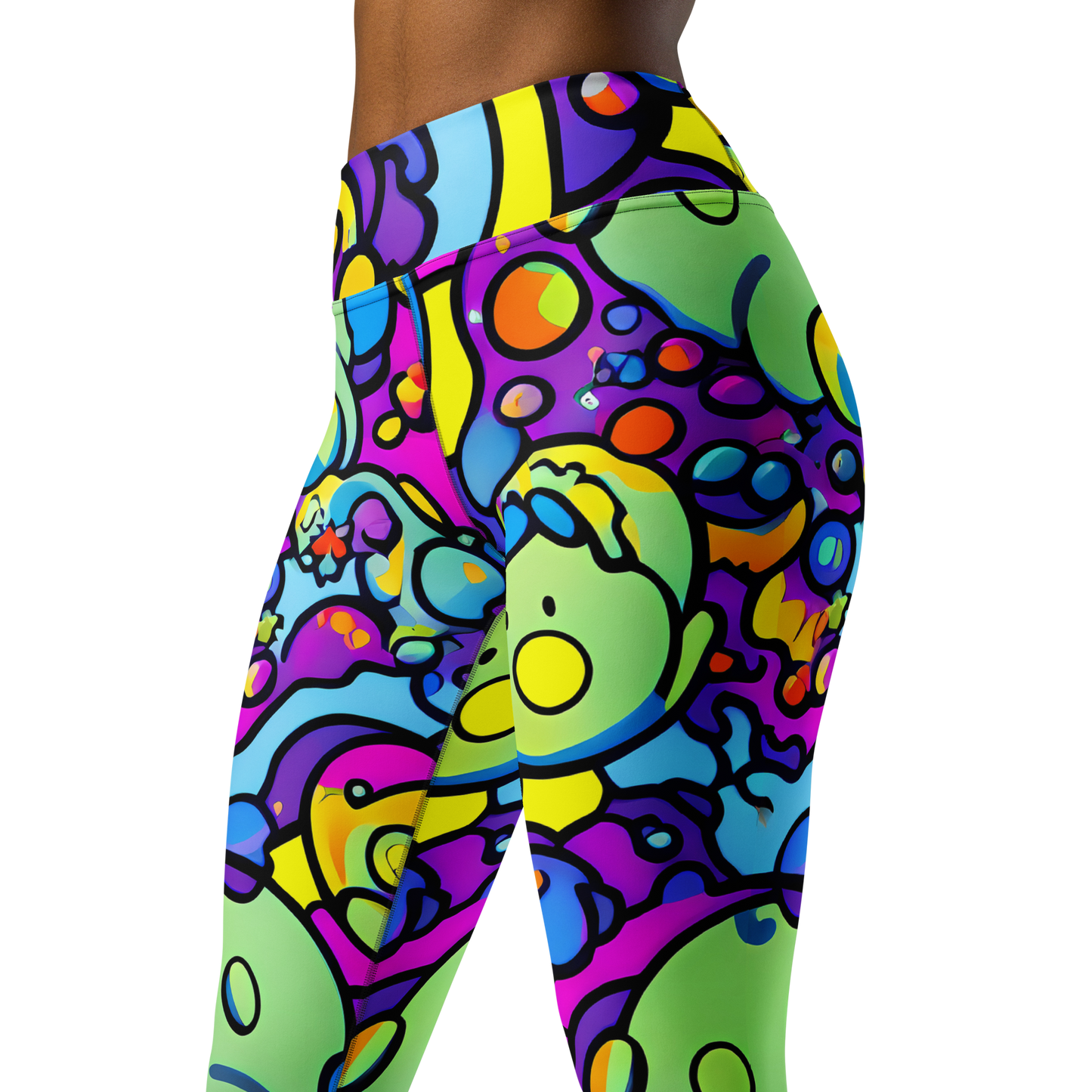 Yoga Leggings - Radiant Lagoon
