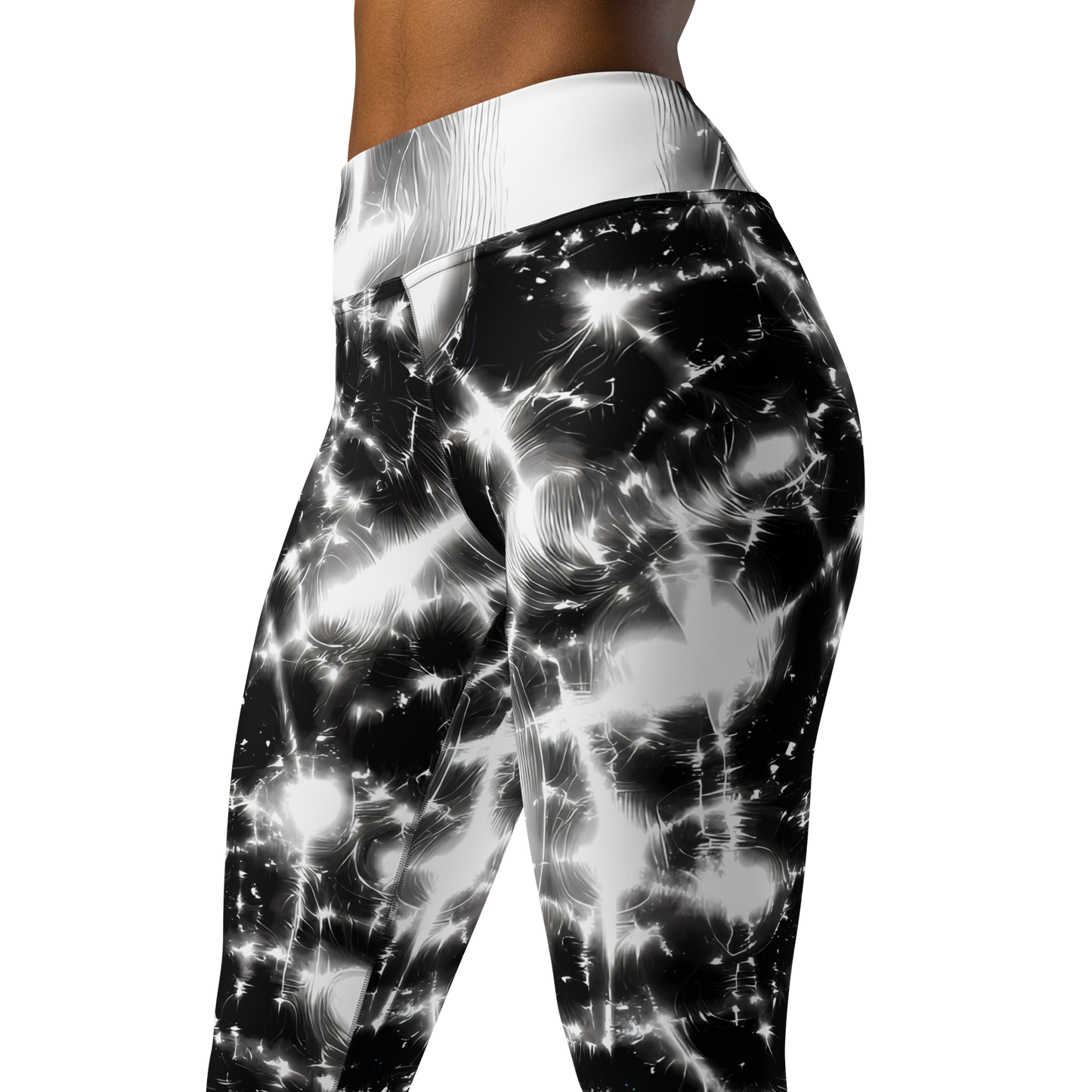 Yoga Leggings - Electric Nightfall
