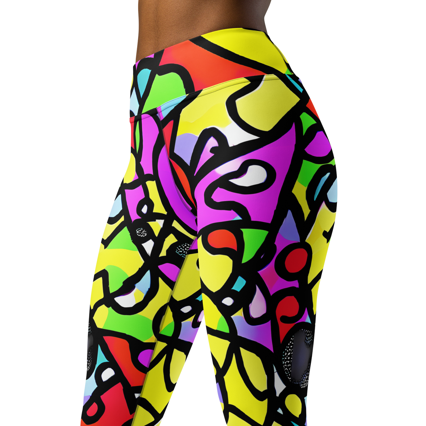 Yoga Leggings - Vivid Serenade