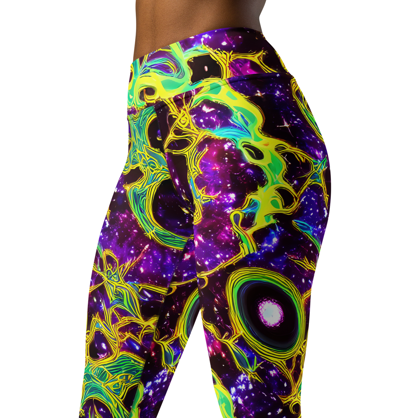 Yoga Leggings - Galactic Web