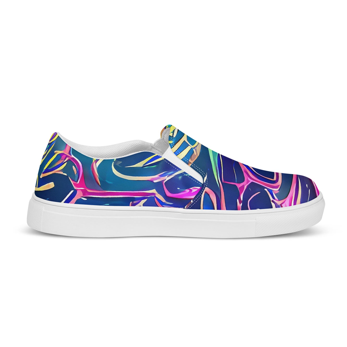 Women's Slip-On Canvas Shoes - Optic Tempest