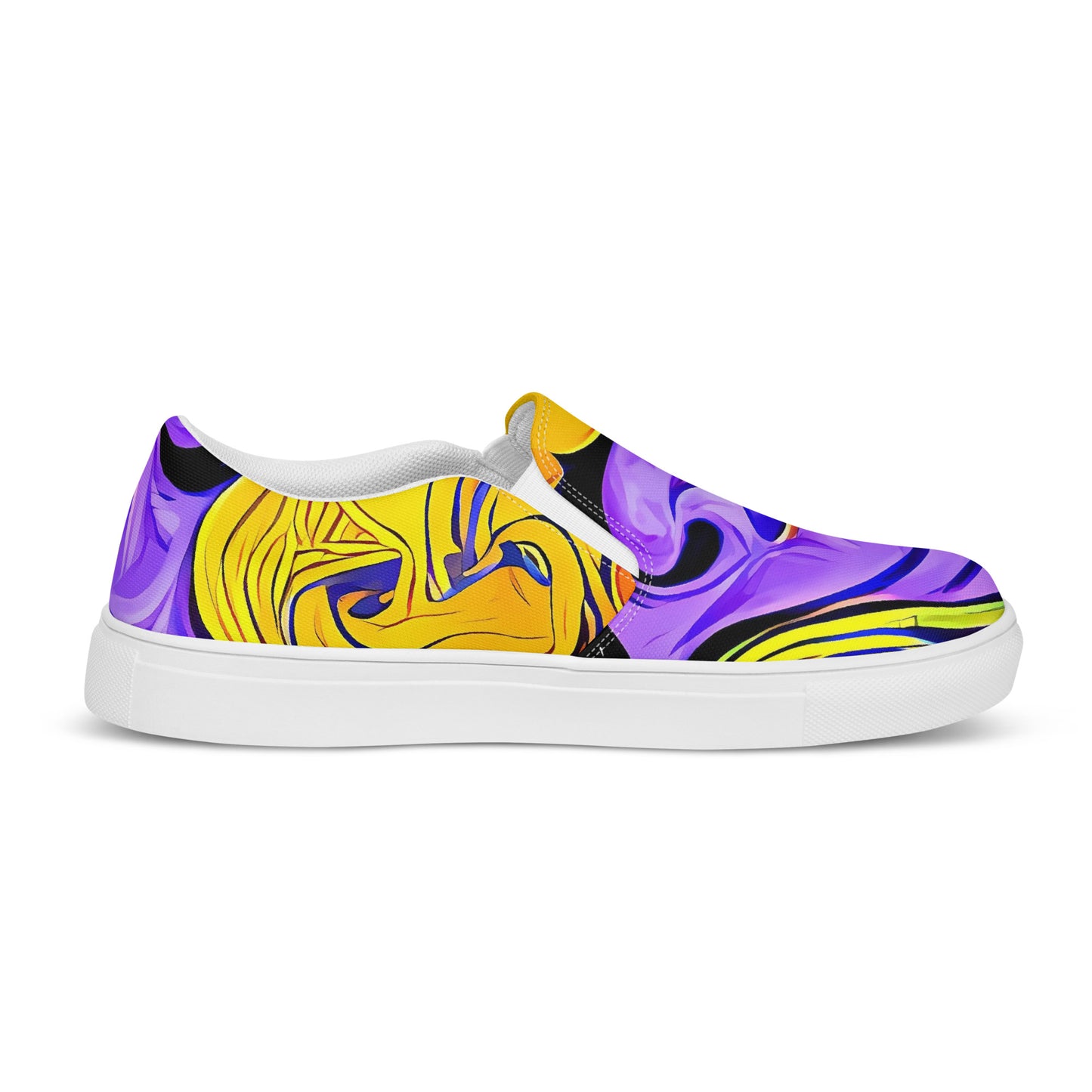 Women's Slip-On Canvas Shoes - Bosschaert Swirl
