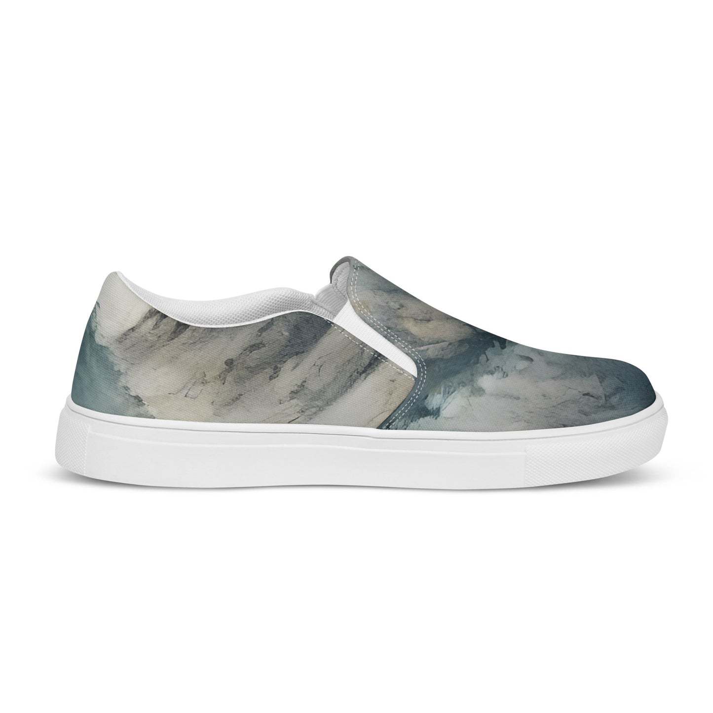 Women's Slip-On Canvas Shoes - Misty Peaks