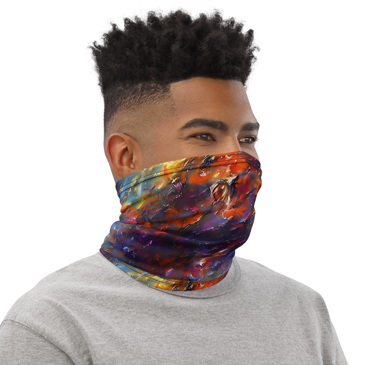 Neck Gaiter - Auroral Ripples