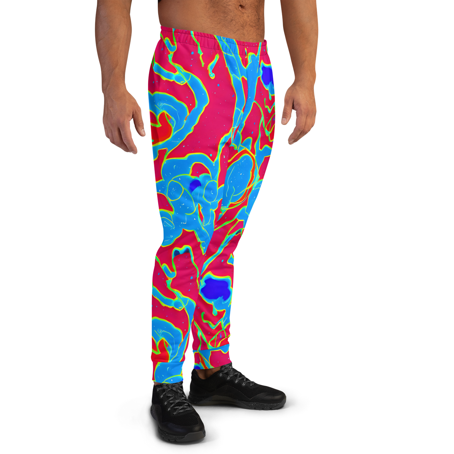 Men’s Joggers - Electric Bloom