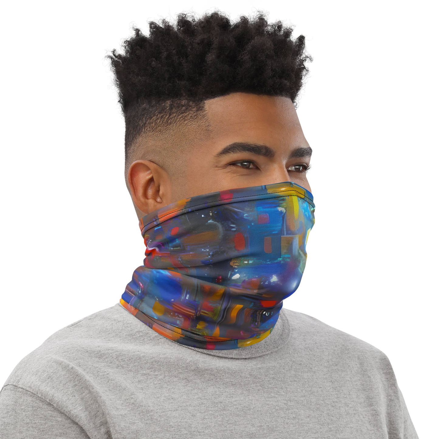 Neck Gaiter - Abstract Conflux