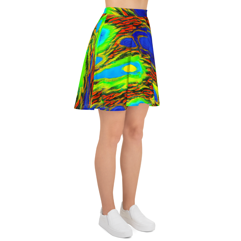 Skater Skirt - Hodgkin's Blaze