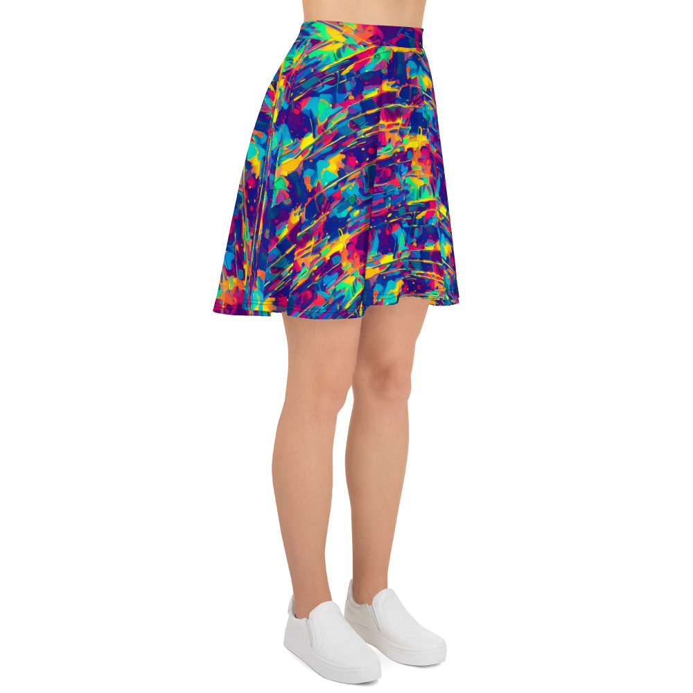 Skater Skirt - Spectrum Streaks