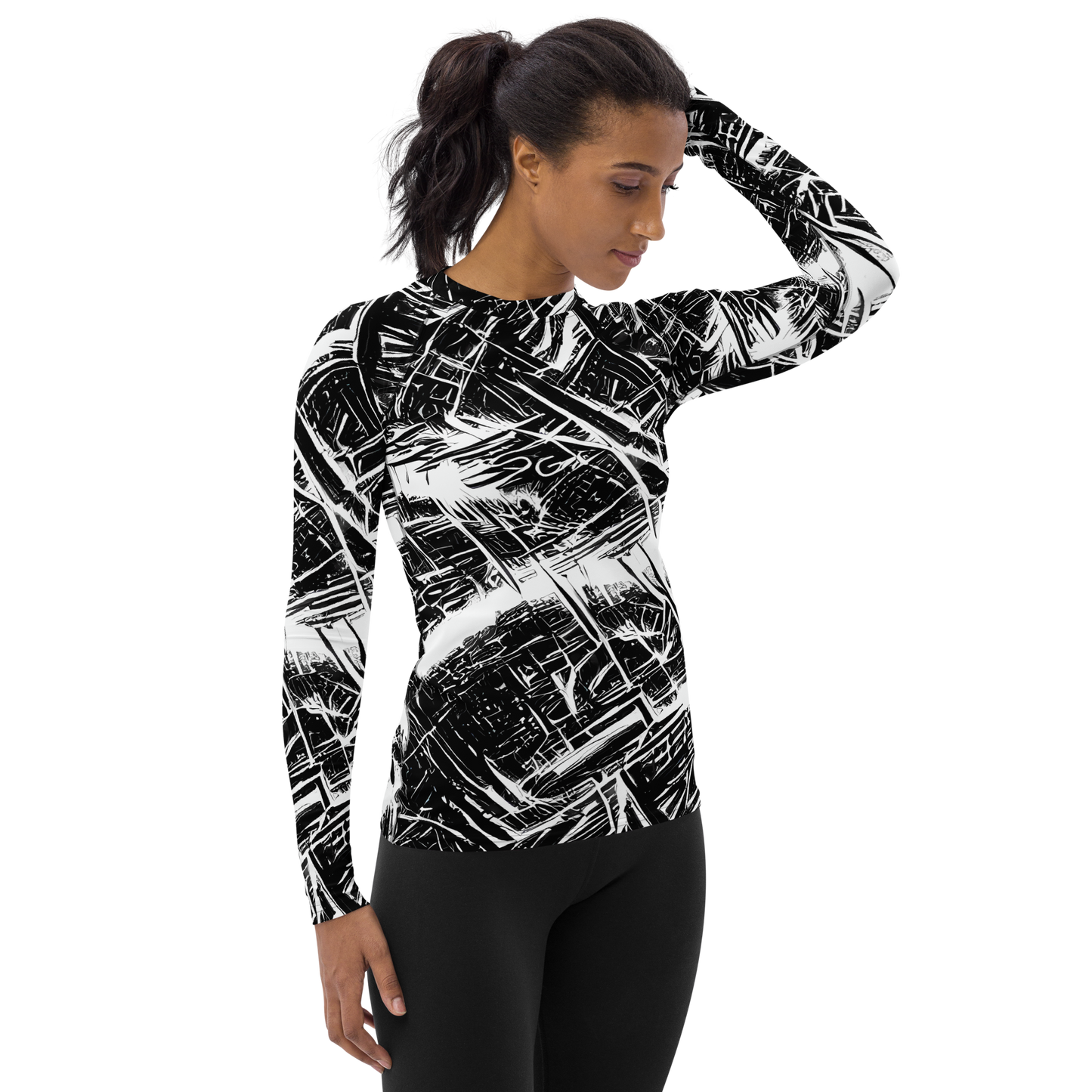 Women's Rash Guard - Ferriss Fractals