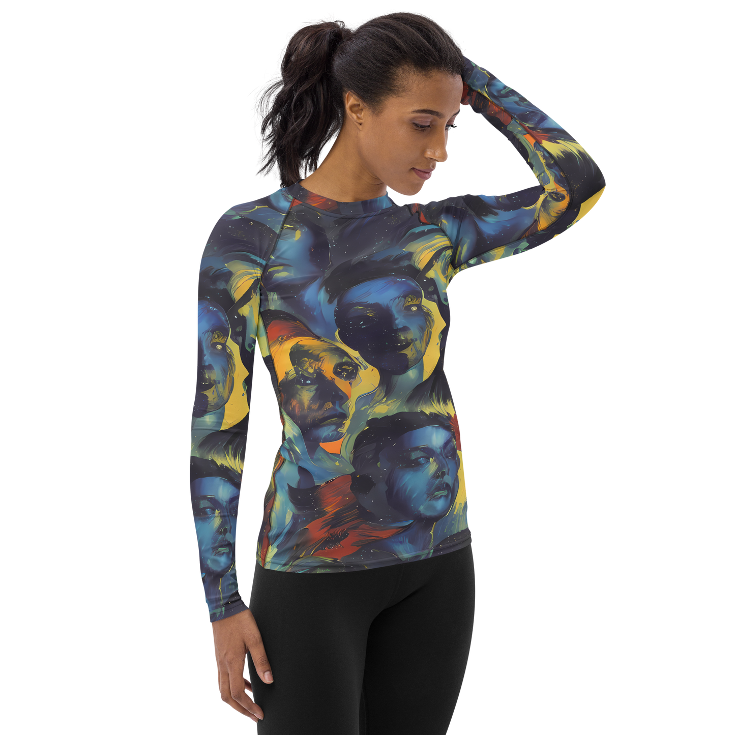 Women's Rash Guard - Vivid Visage