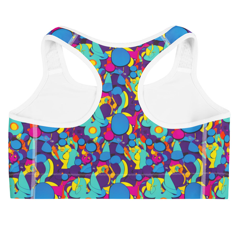 Sports Bra - Psychedelic Harmony