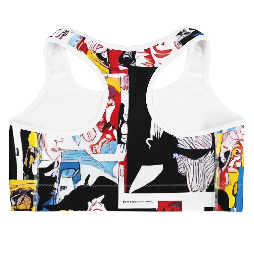 Sports Bra - Pop Art Parade