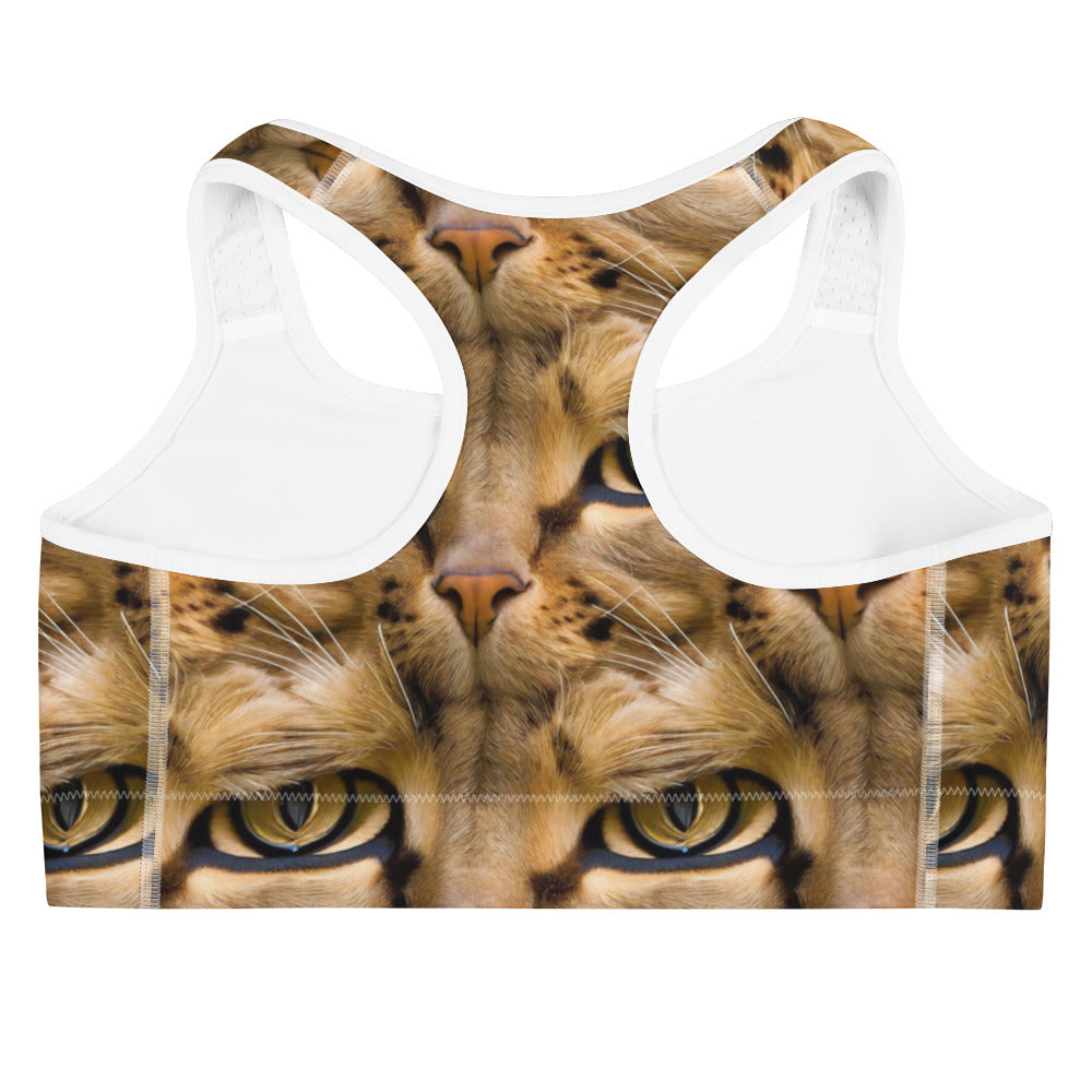 Sports Bra - Feline Whisper