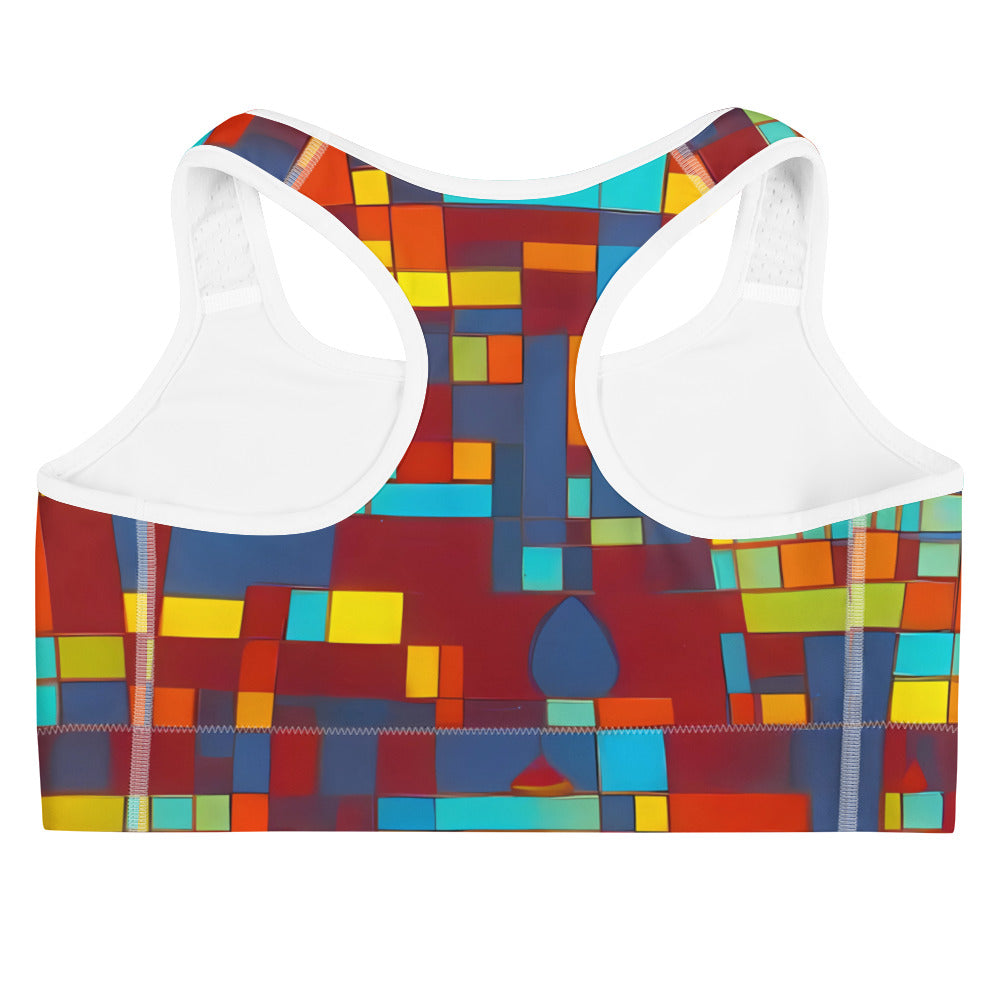 Sports Bra - Astral Grid
