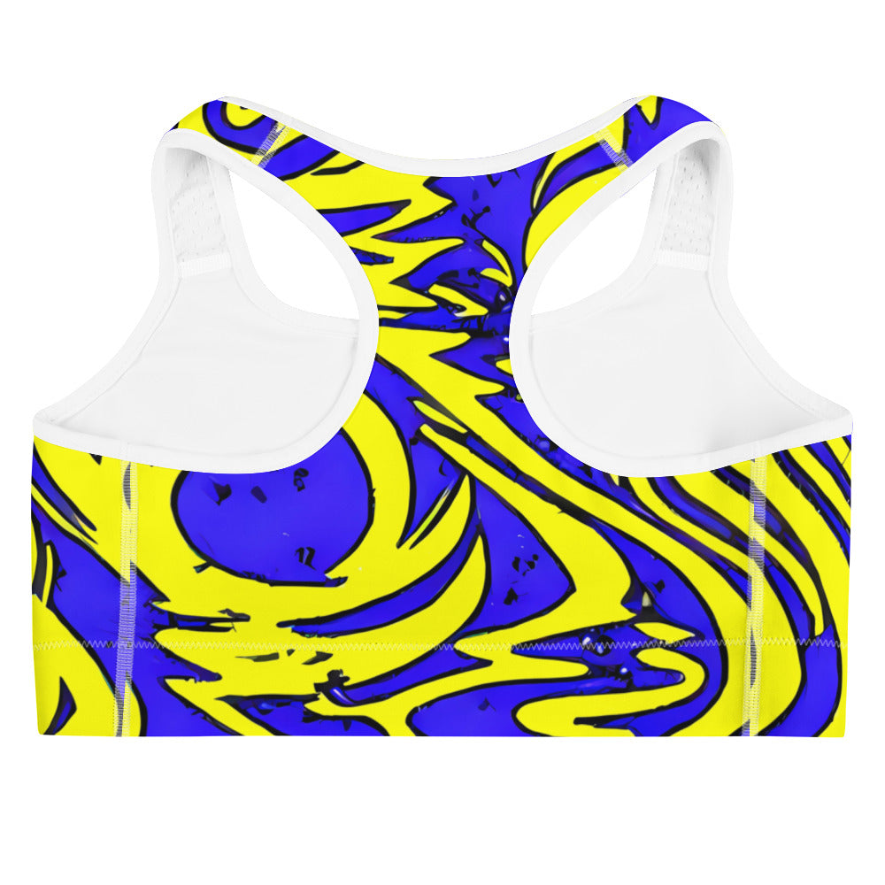 Sports Bra - Fleeting Firefly