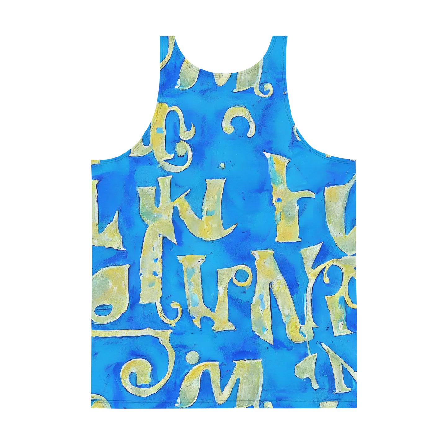Men's Tank Top - Golden Glyphs