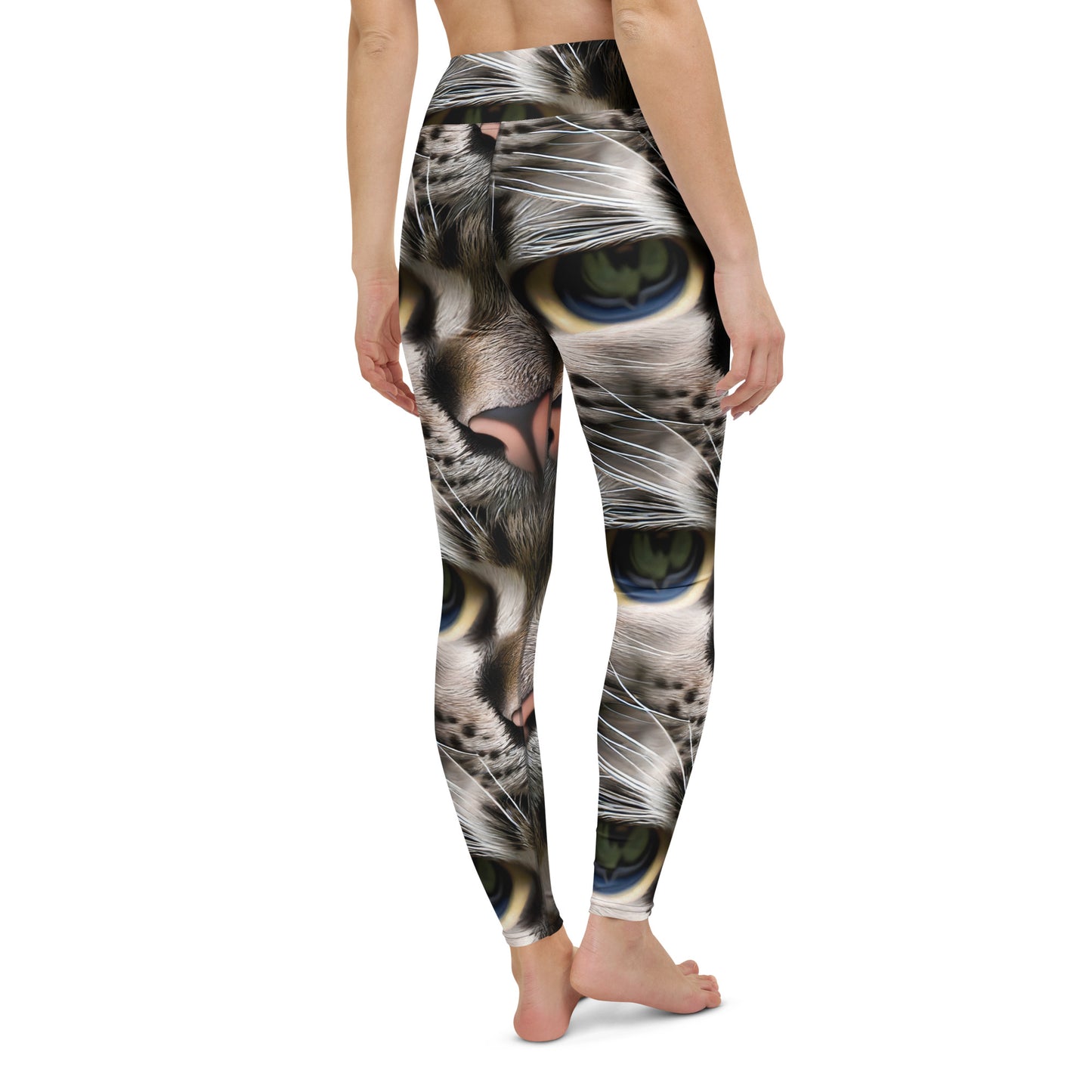 Yoga Leggings - Feline Mirage