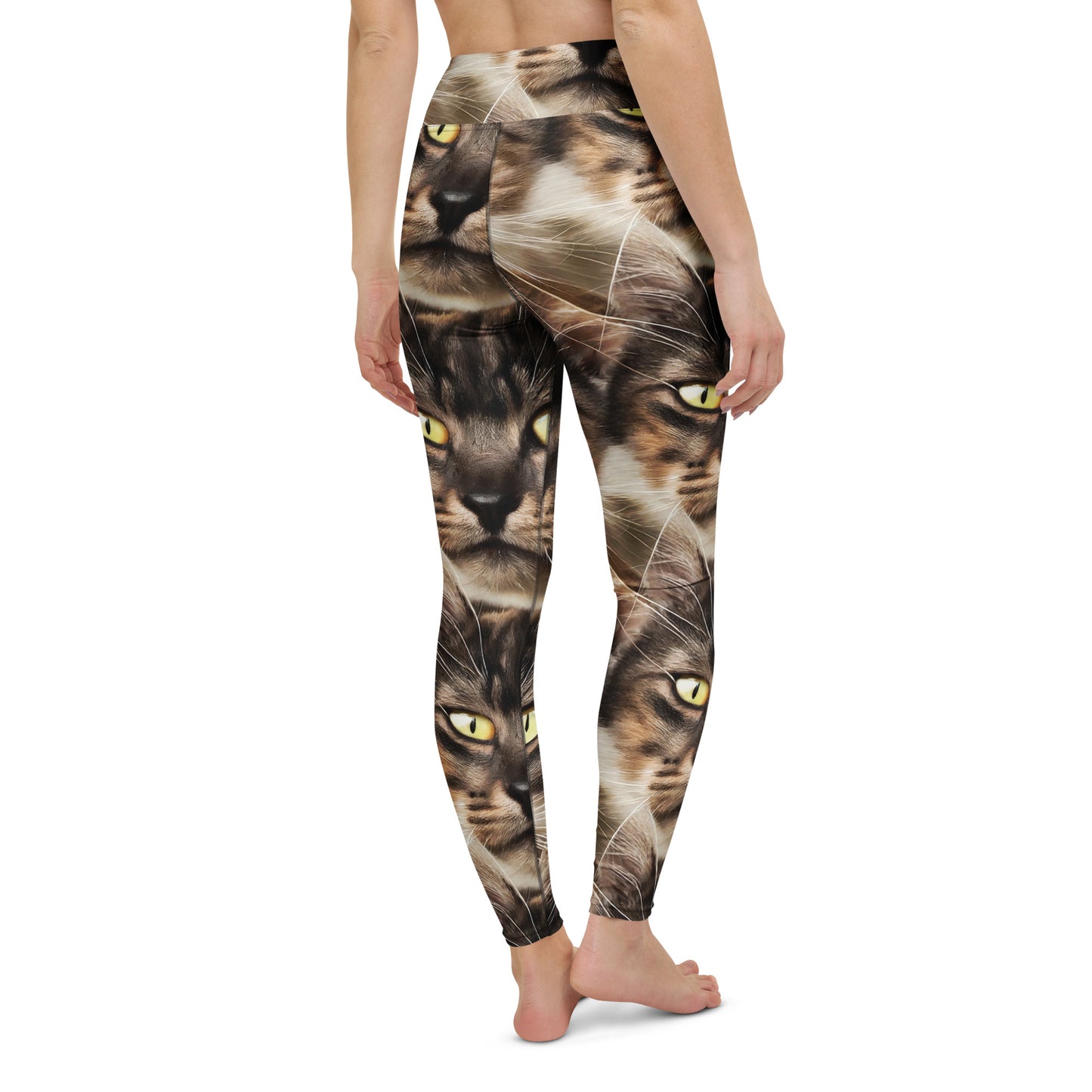 Yoga Leggings - Feline Reverie