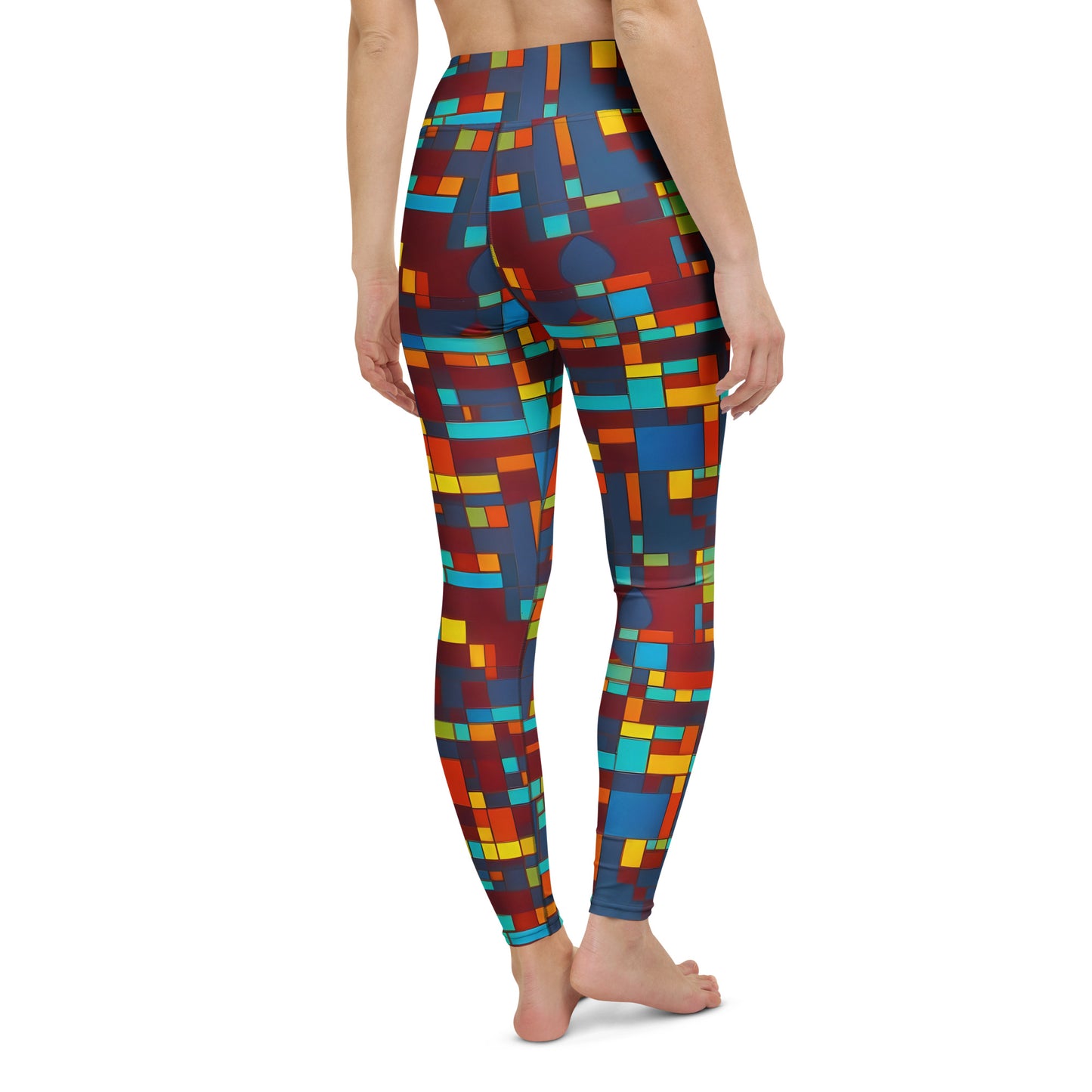 Yoga Leggings - Astral Grid