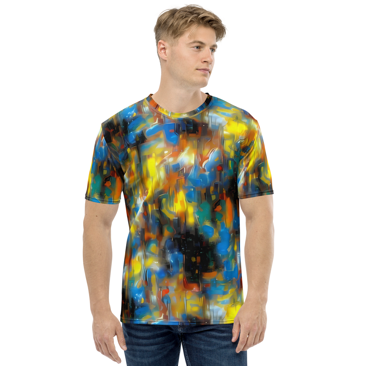 Men's Crew Neck T-Shirt - Wallis Warp
