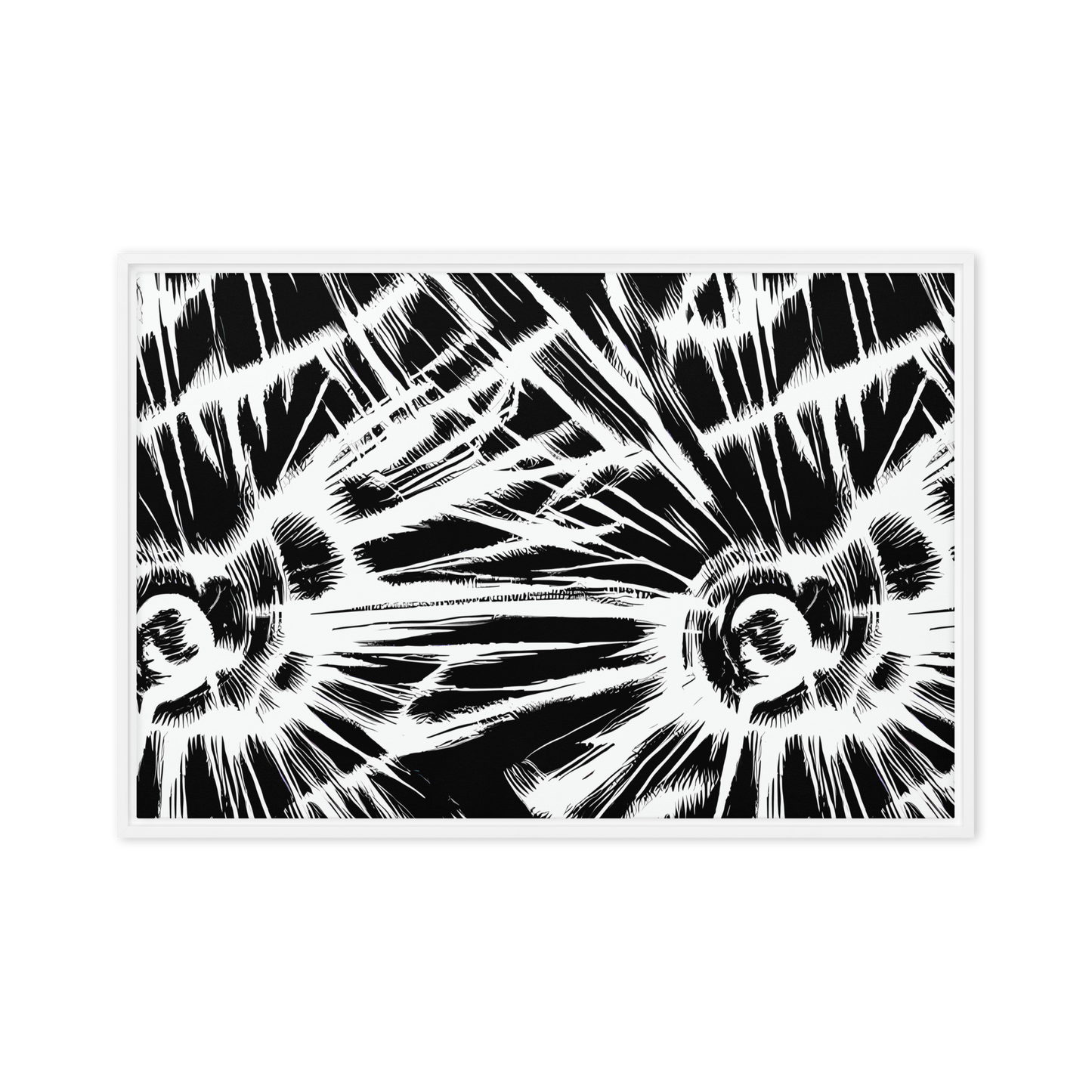 Framed Canvas - Silent Thunder