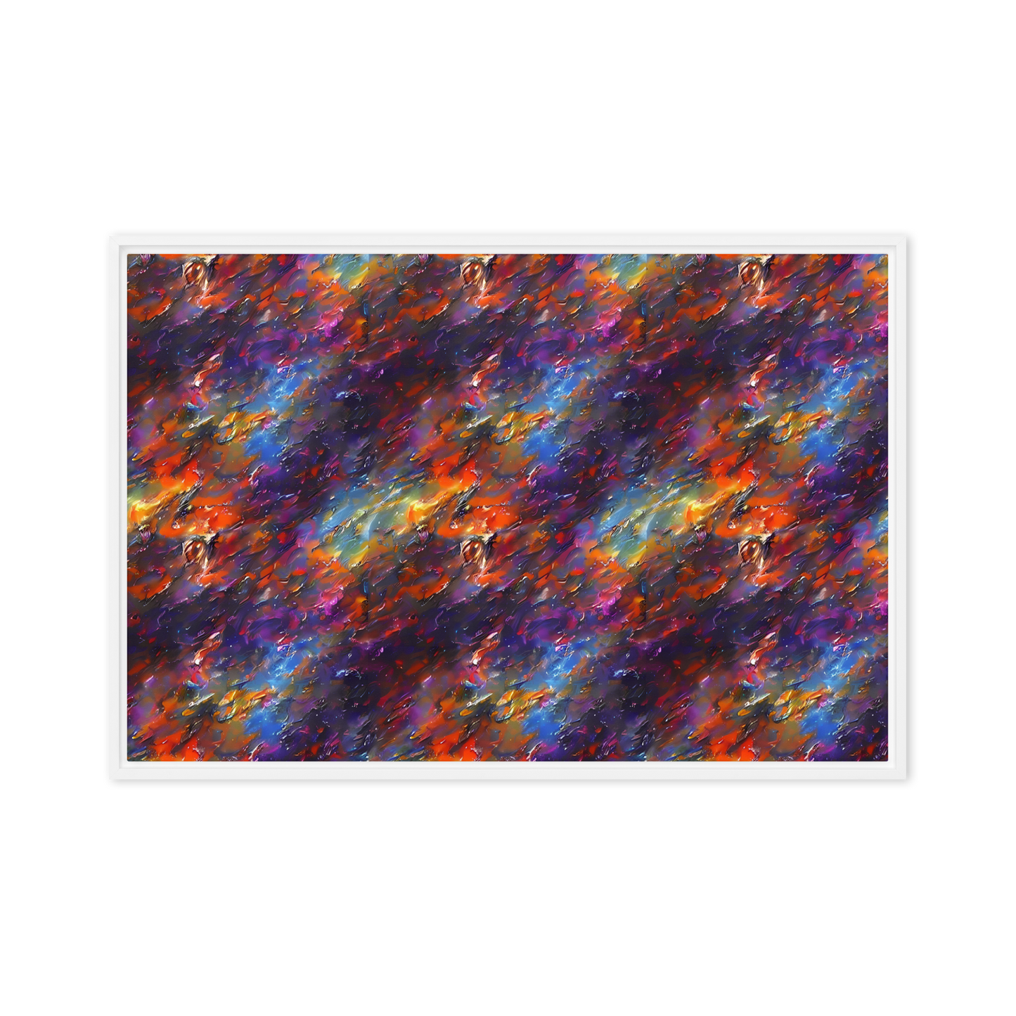 Framed Canvas - Auroral Ripples