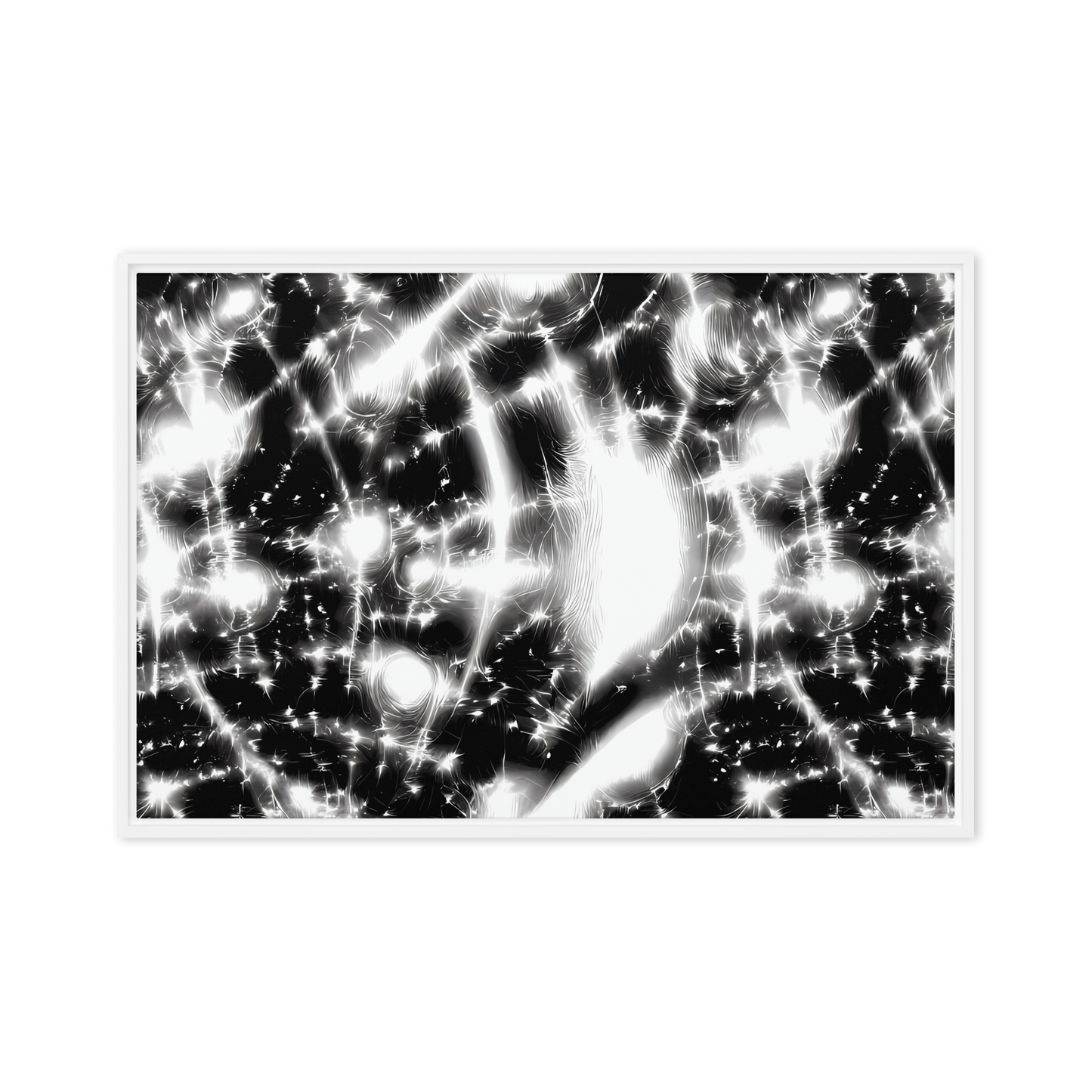 Framed Canvas - Electric Nightfall