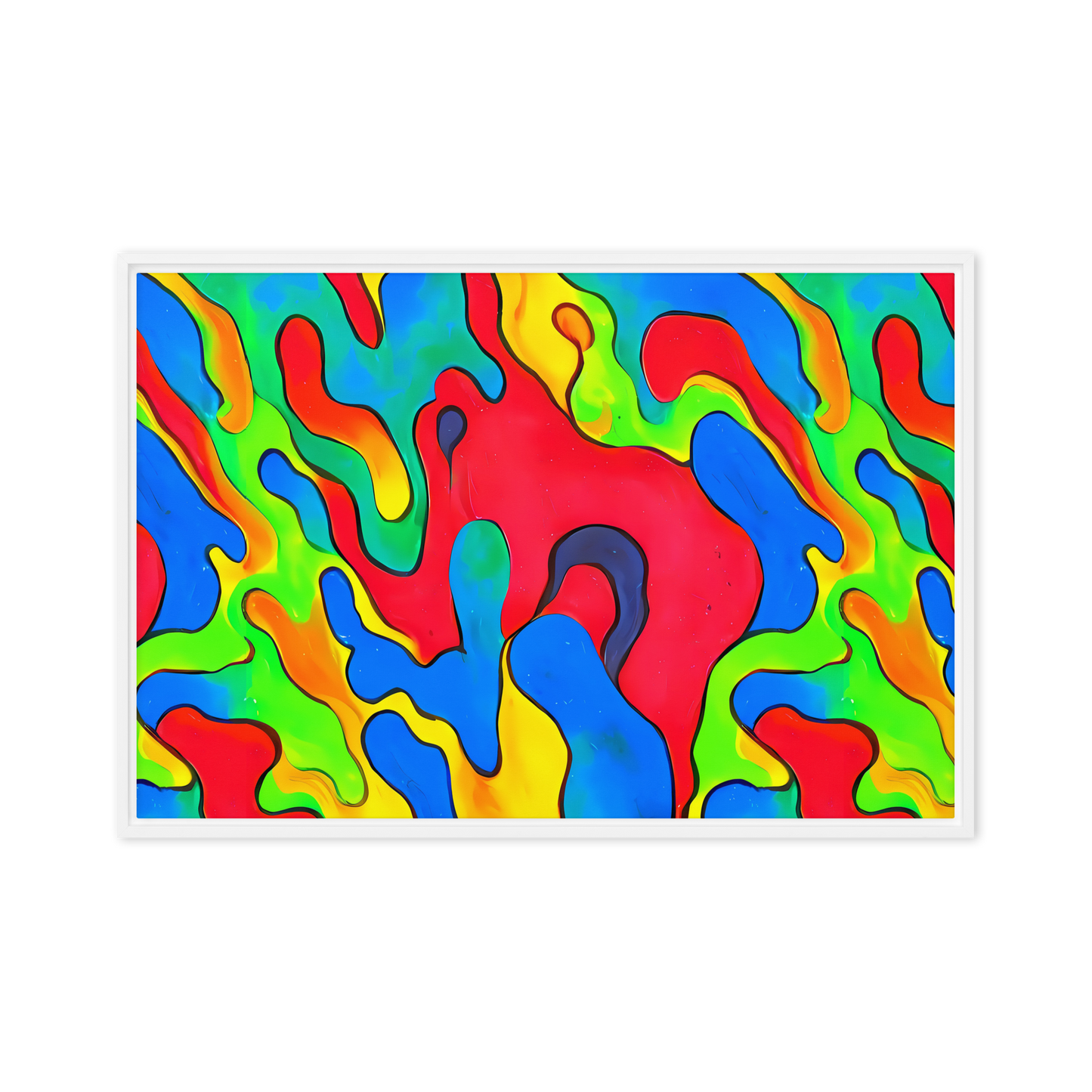 Framed Canvas - Splash of Joy