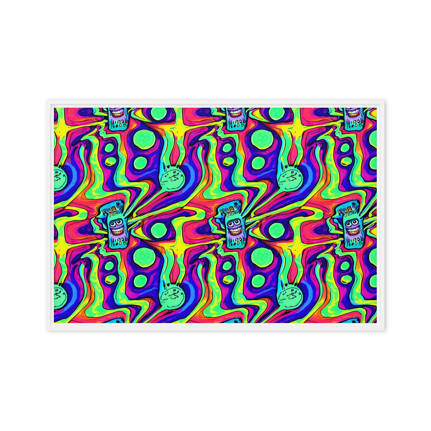 Framed Canvas - Frizzled Spirits