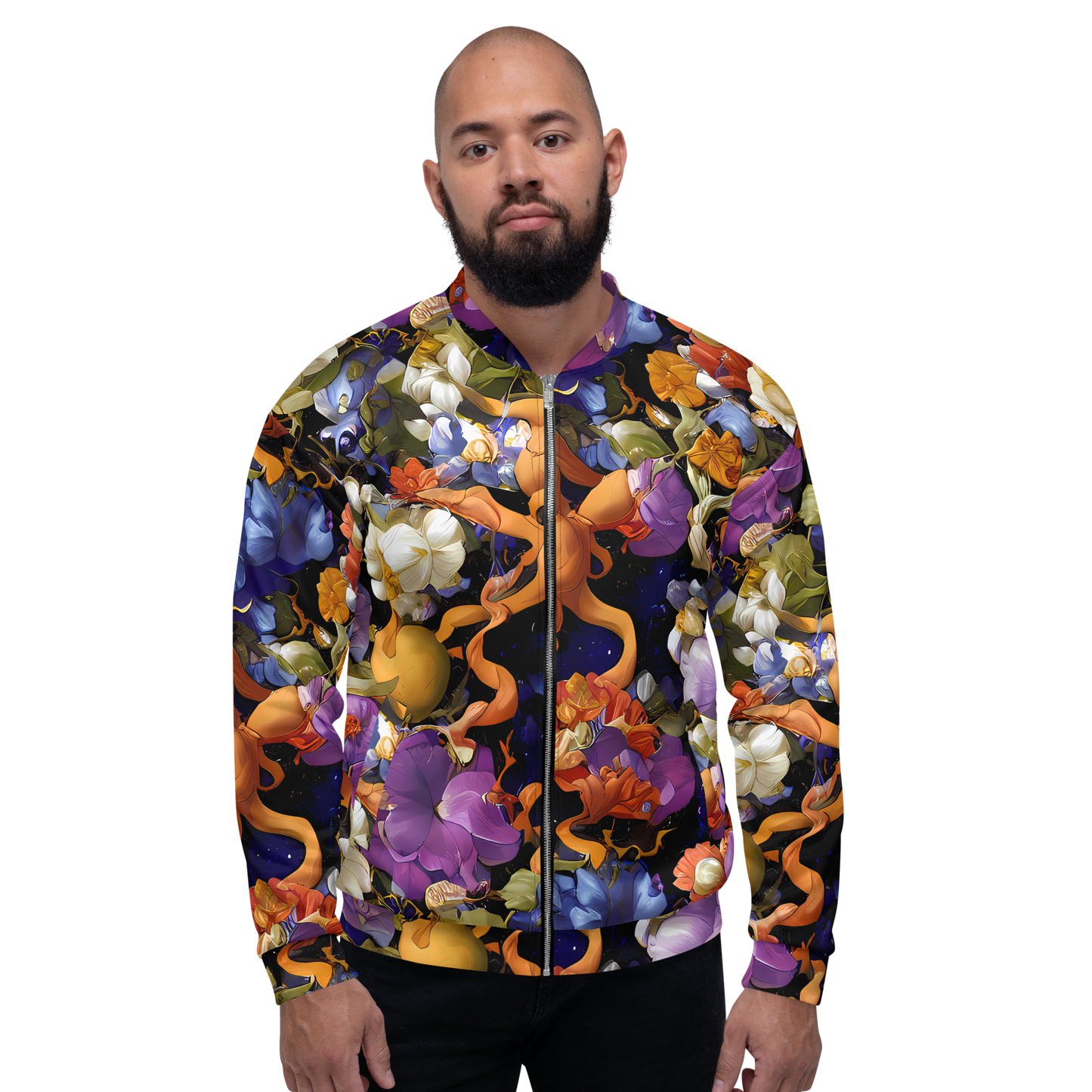 Bomber Jacket - Blooming Cosmos